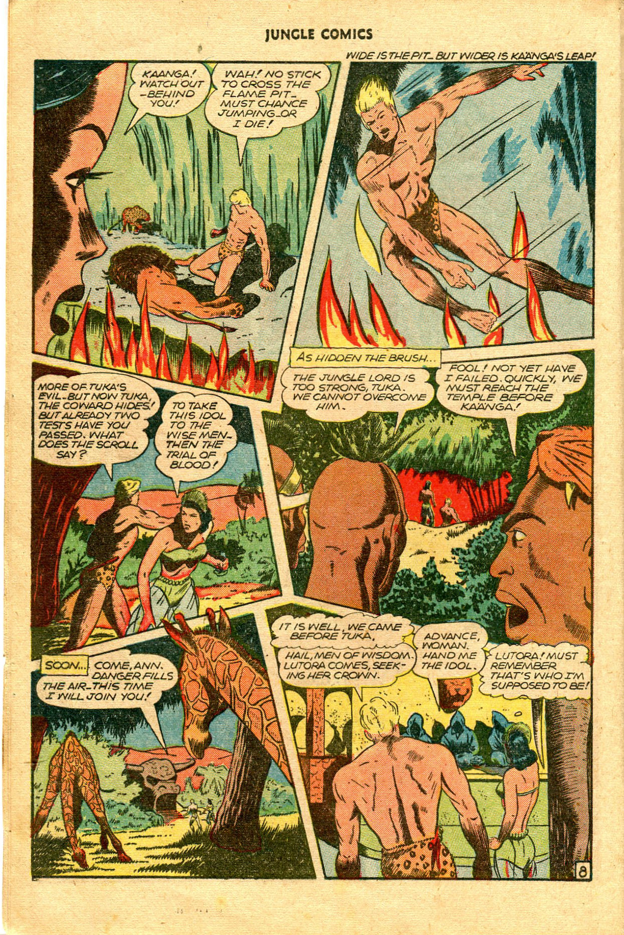 Read online Jungle Comics comic -  Issue #75 - 10