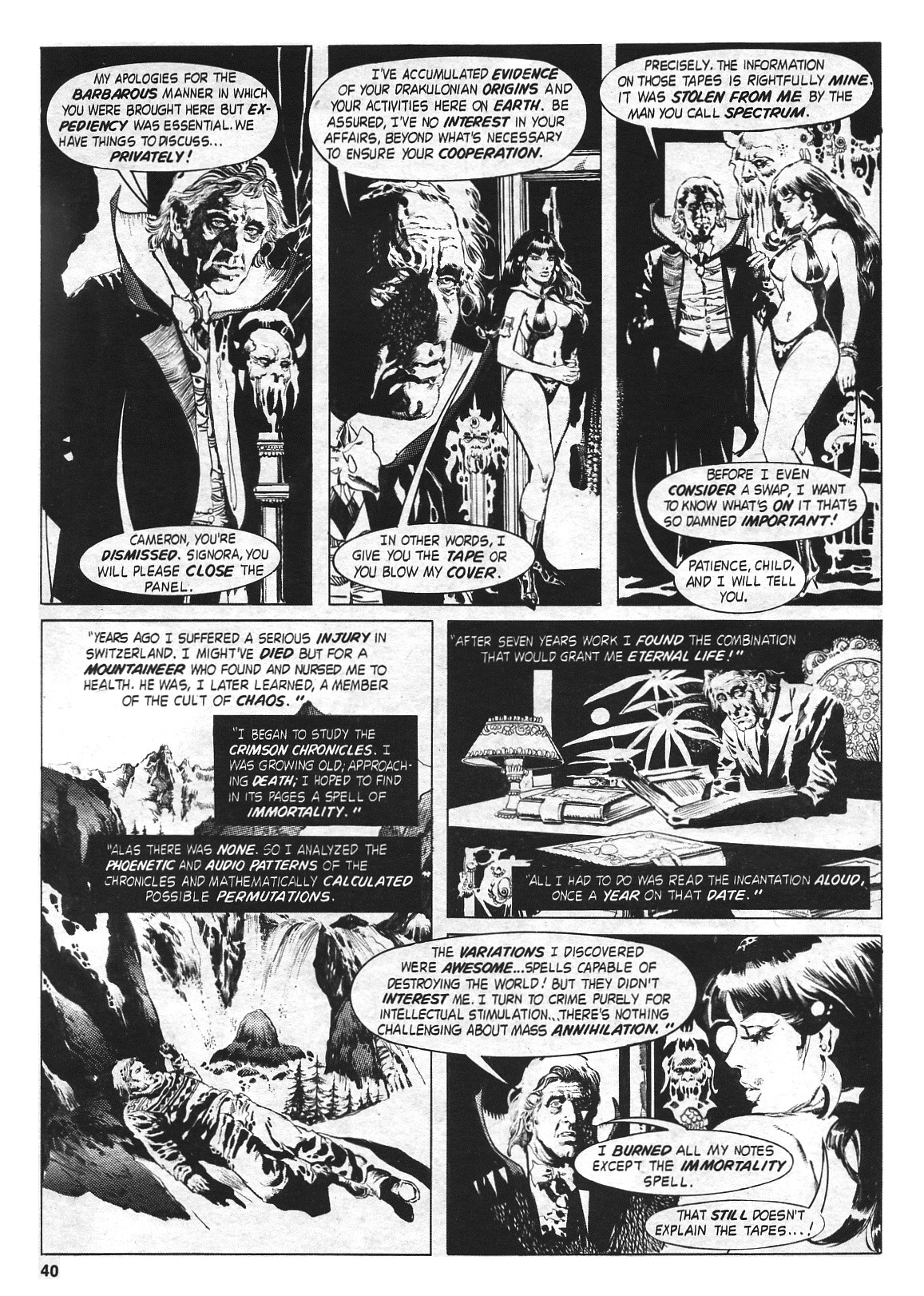 Read online Vampirella (1969) comic -  Issue #64 - 40