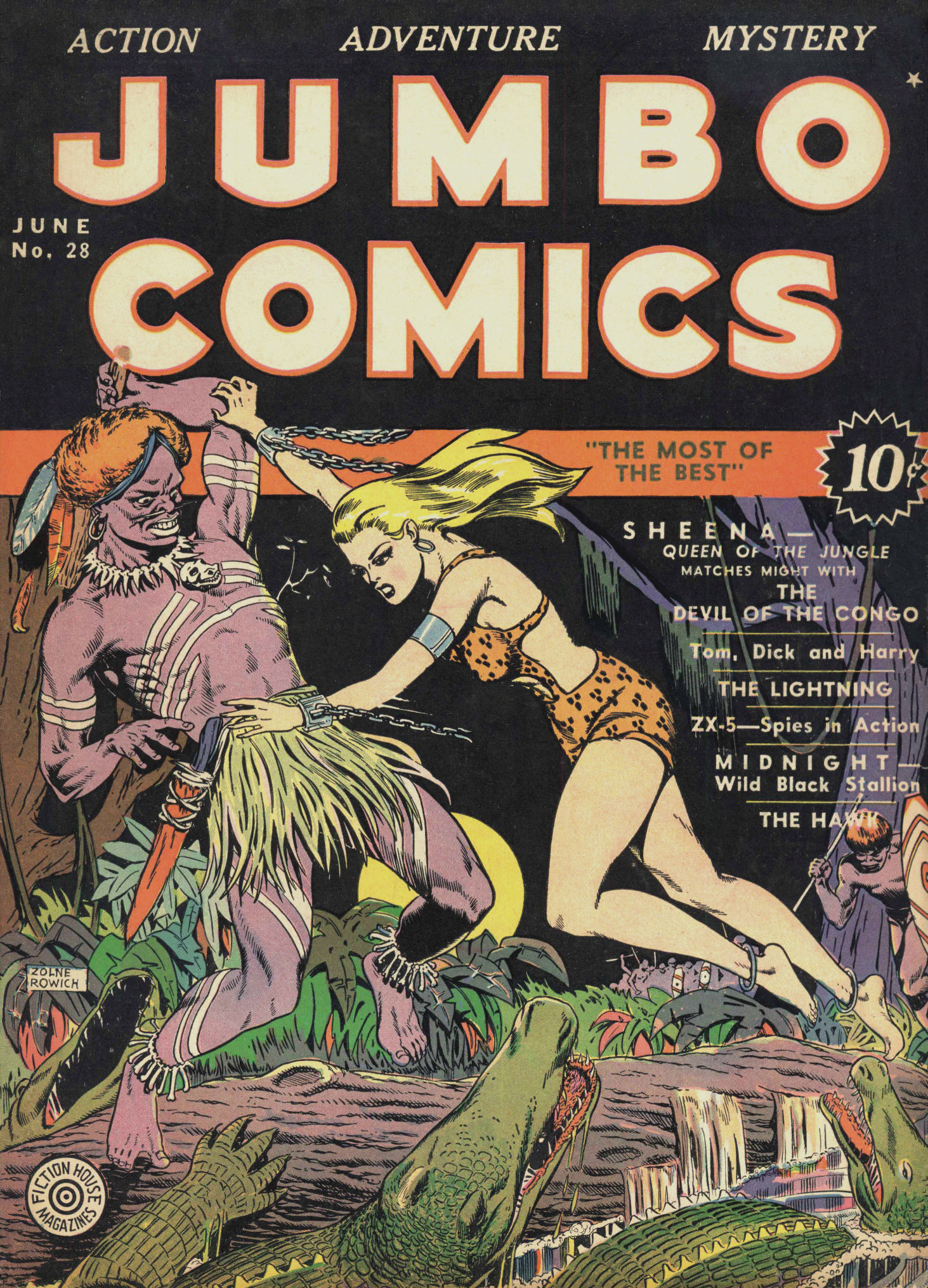Read online Jumbo Comics comic -  Issue #28 - 1