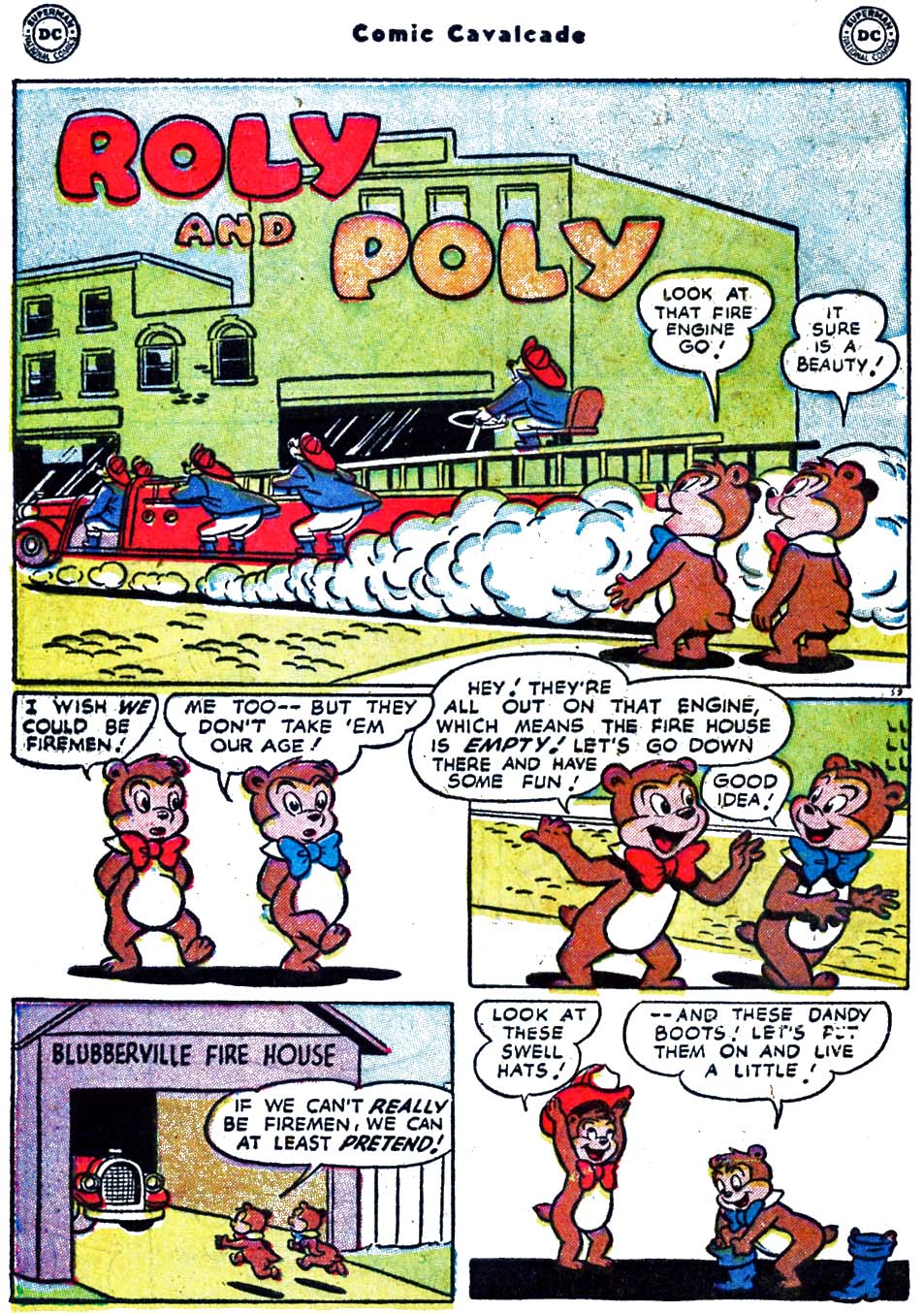Read online Comic Cavalcade comic -  Issue #57 - 62