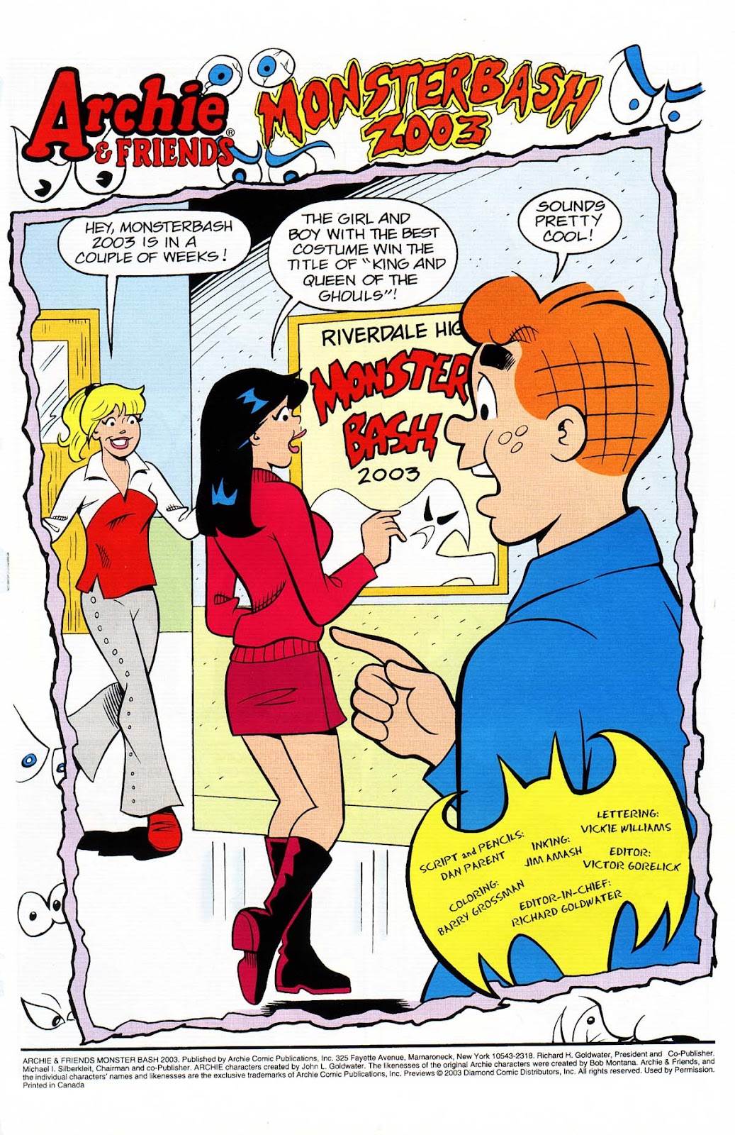 Archie & Friends Monsterbash 2003 issue Full - Page 2