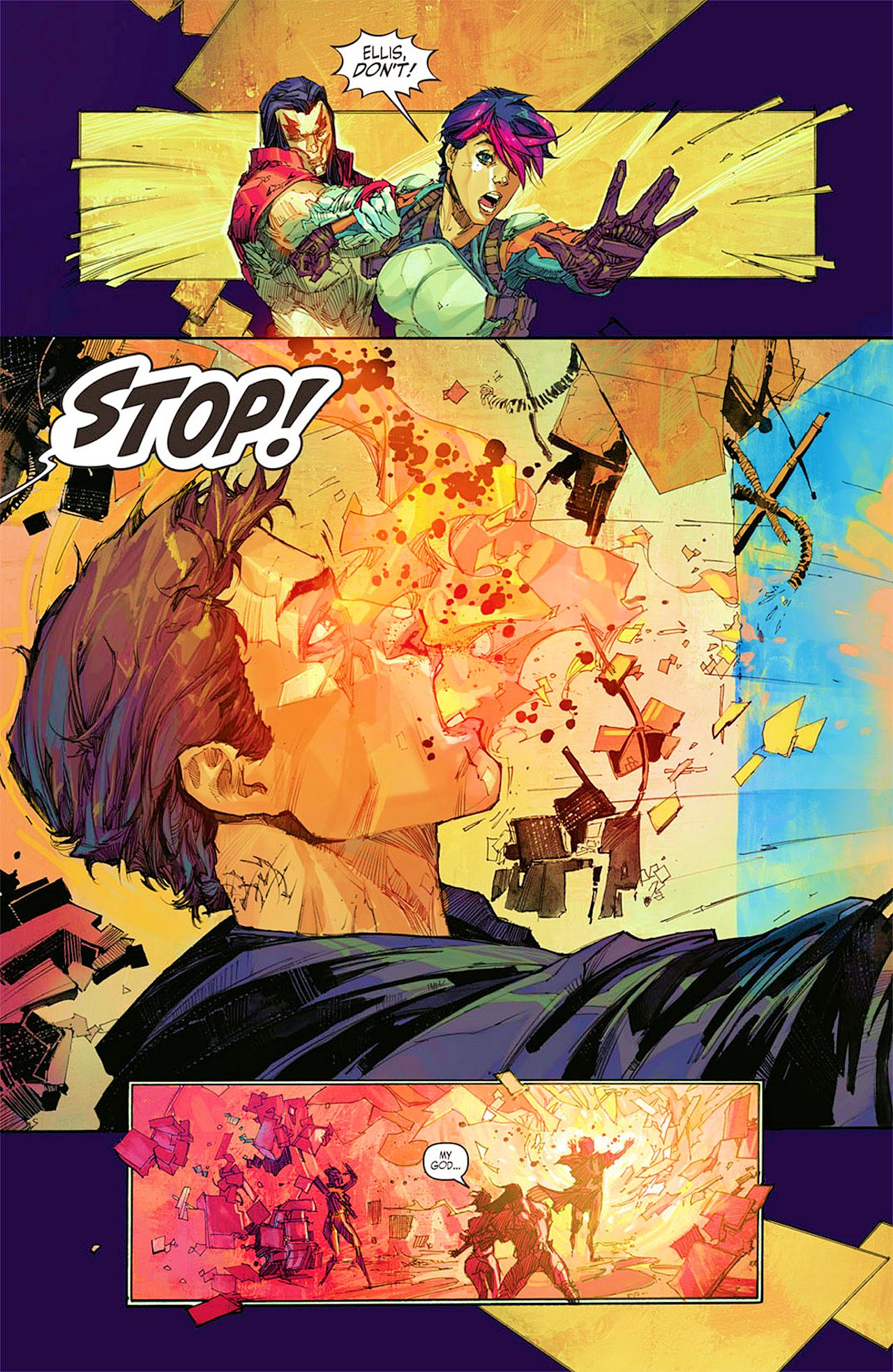 Read online CyberForce/Hunter-Killer comic -  Issue #4 - 12