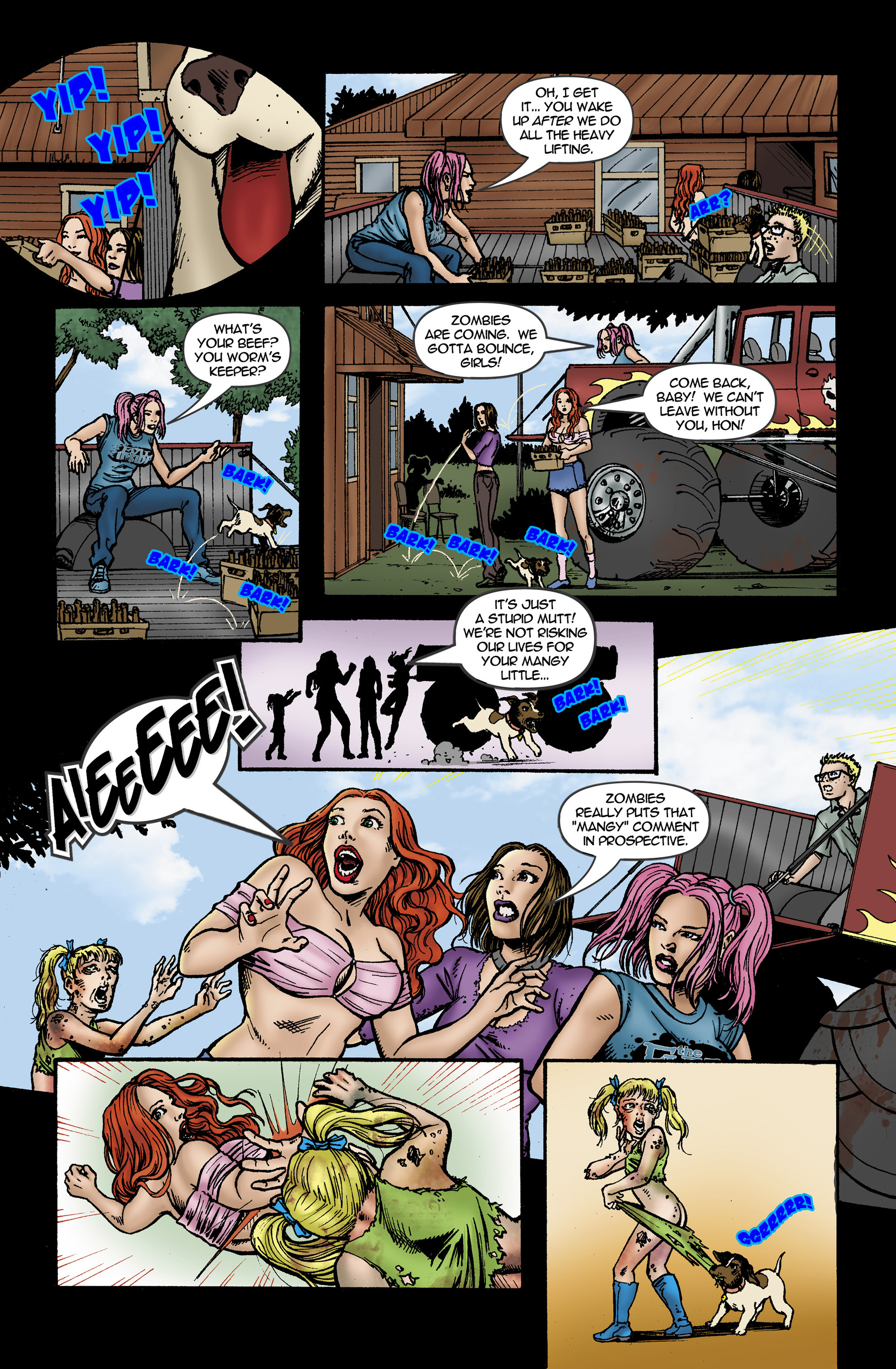 Read online Chaos Campus: Sorority Girls Vs. Zombies comic -  Issue #14 - 20