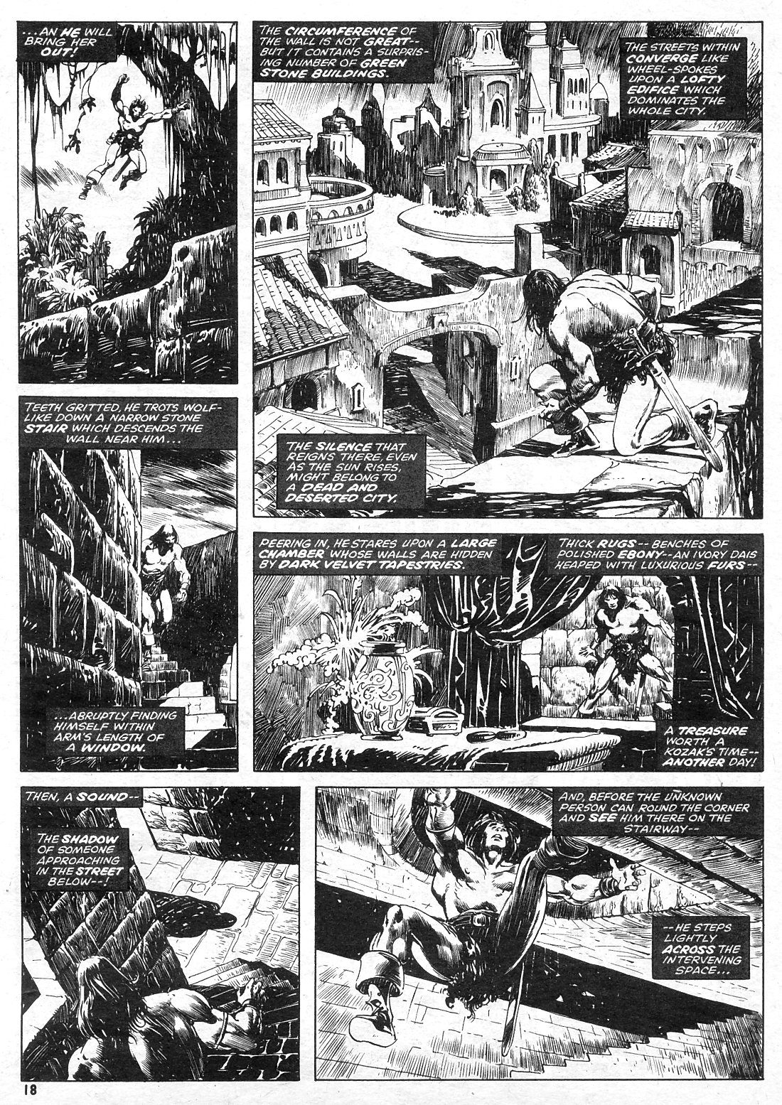 Read online The Savage Sword Of Conan comic -  Issue #15 - 18