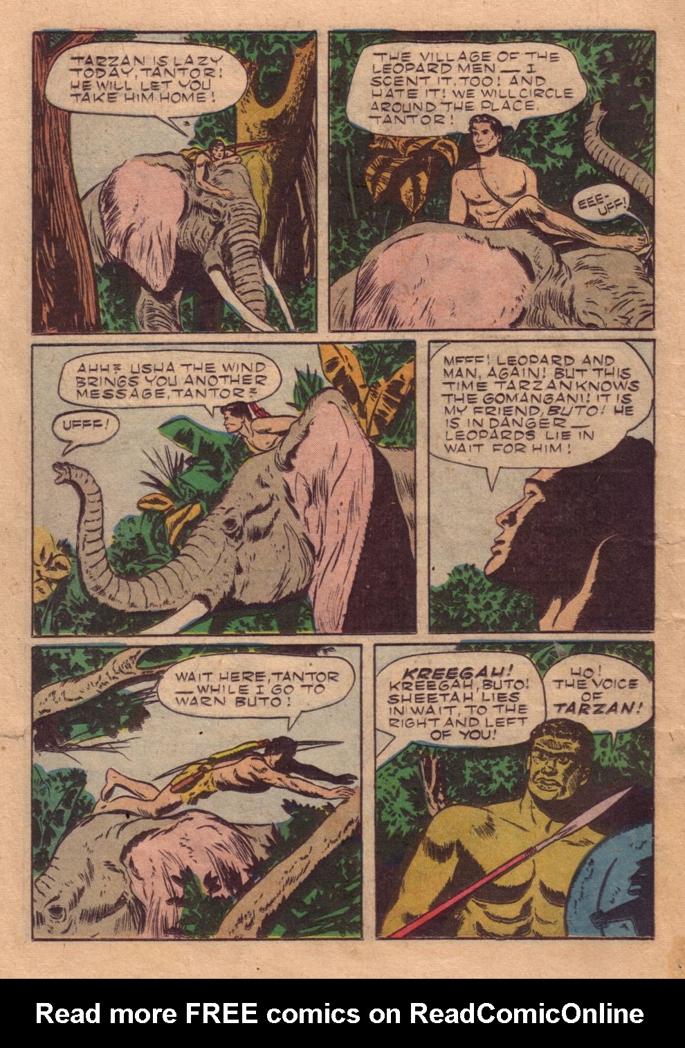 Read online Tarzan (1948) comic -  Issue #40 - 30
