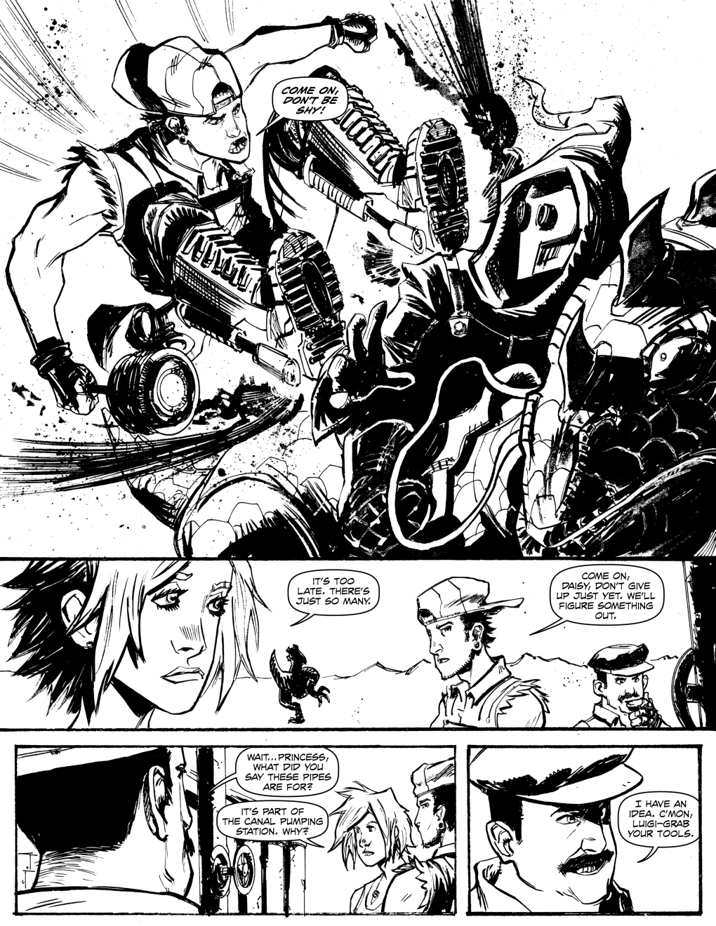 Read online Super Mario Bros. The Movie comic -  Issue #1 - 16
