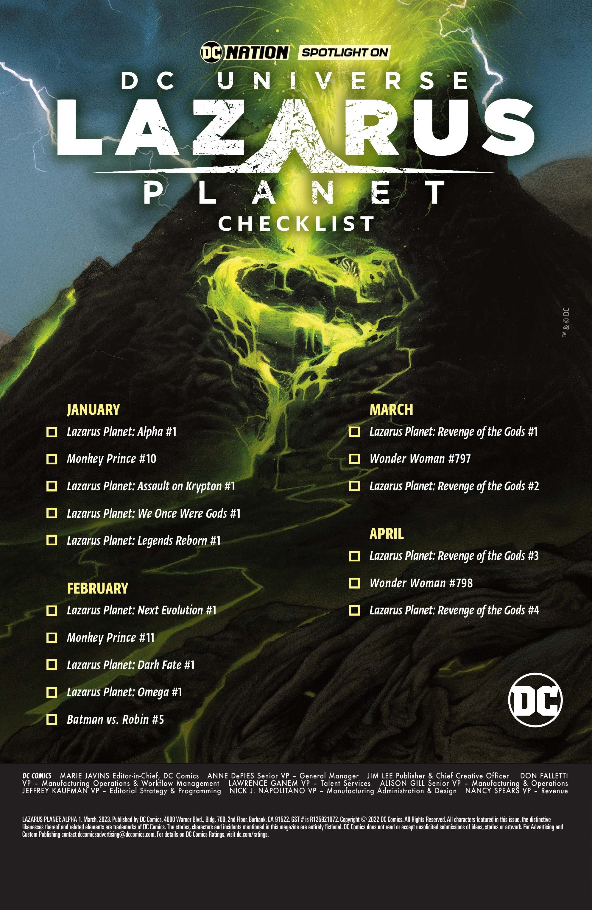 Read online Lazarus Planet: Alpha comic -  Issue # Full - 44