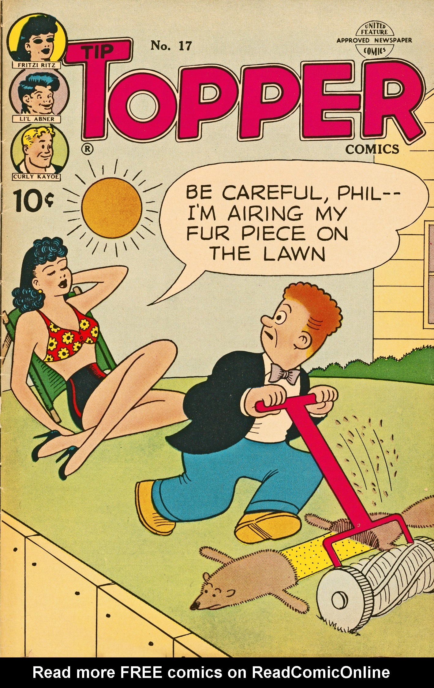 Read online Tip Topper Comics comic -  Issue #17 - 1