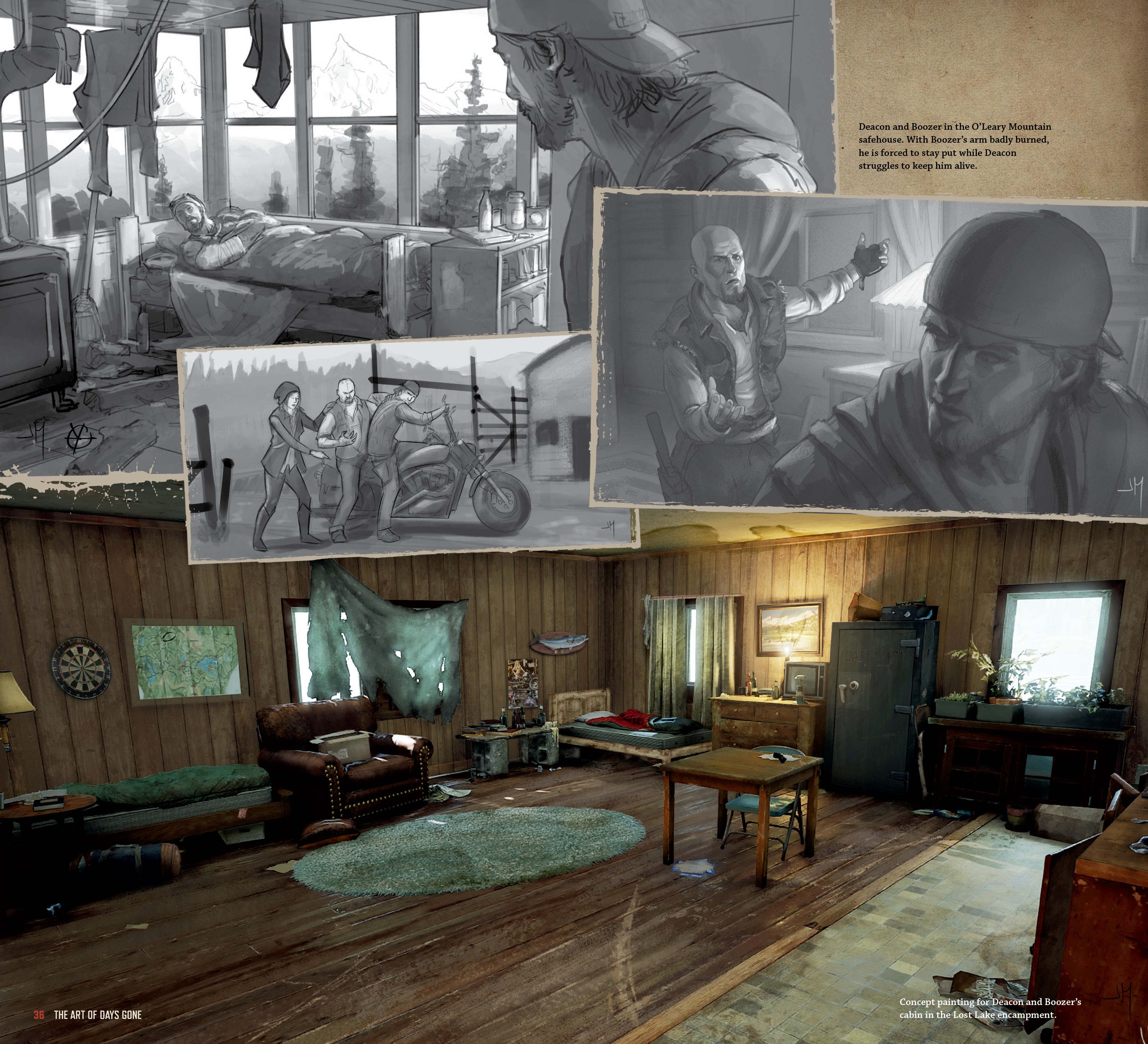 Read online The Art of Days Gone comic -  Issue # TPB (Part 1) - 35