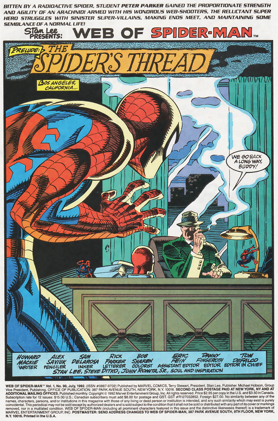 Read online Web of Spider-Man (1985) comic -  Issue #90 - 2