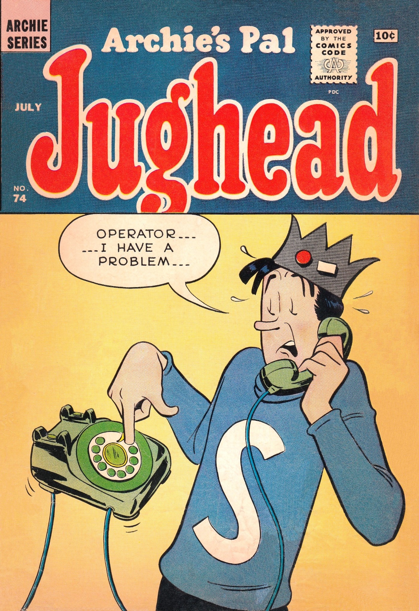 Read online Archie's Pal Jughead comic -  Issue #74 - 1