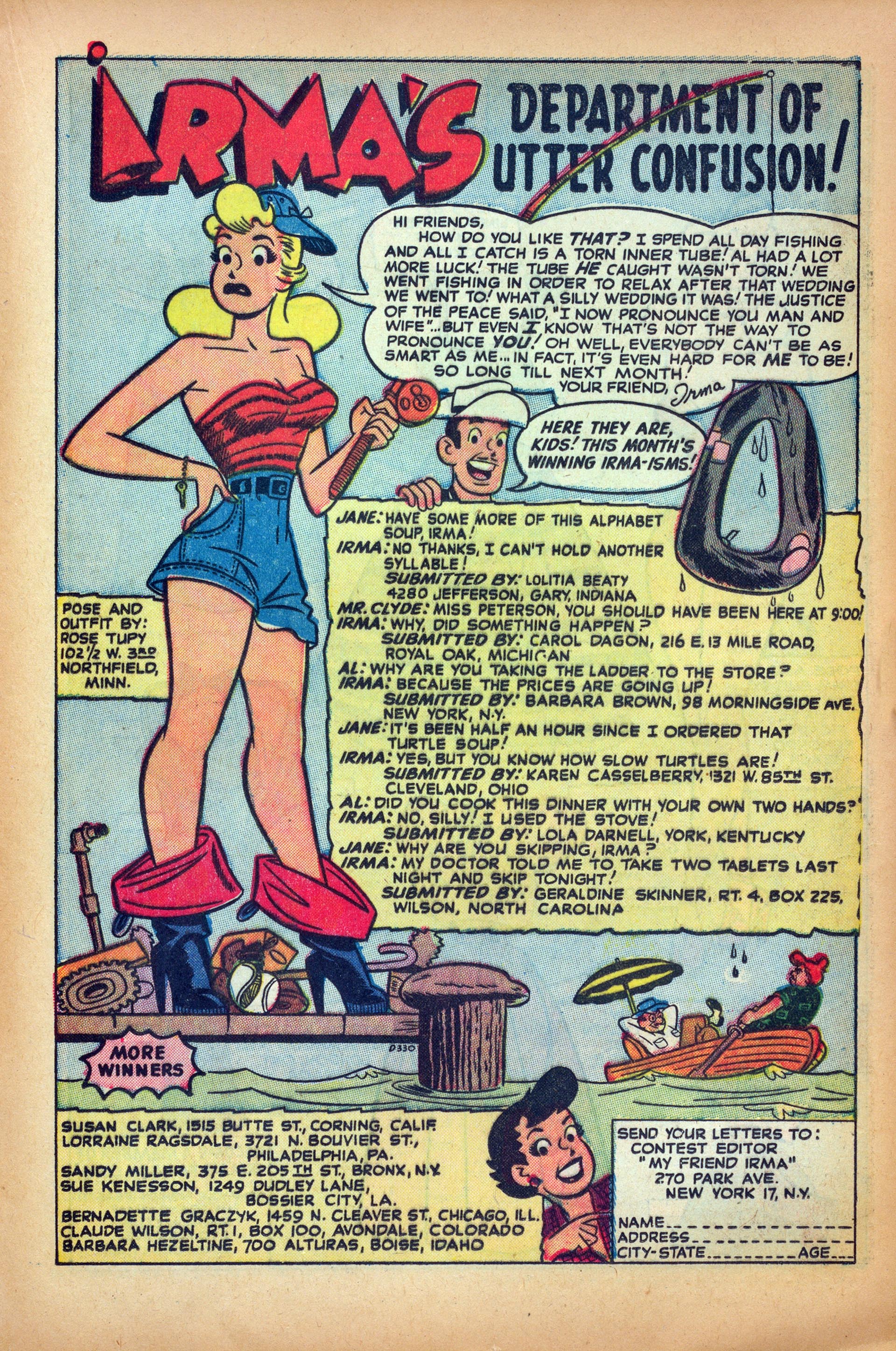 Read online My Friend Irma comic -  Issue #36 - 17