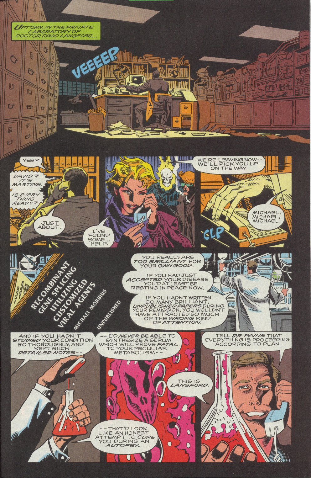Read online Morbius: The Living Vampire (1992) comic -  Issue #1 - 13