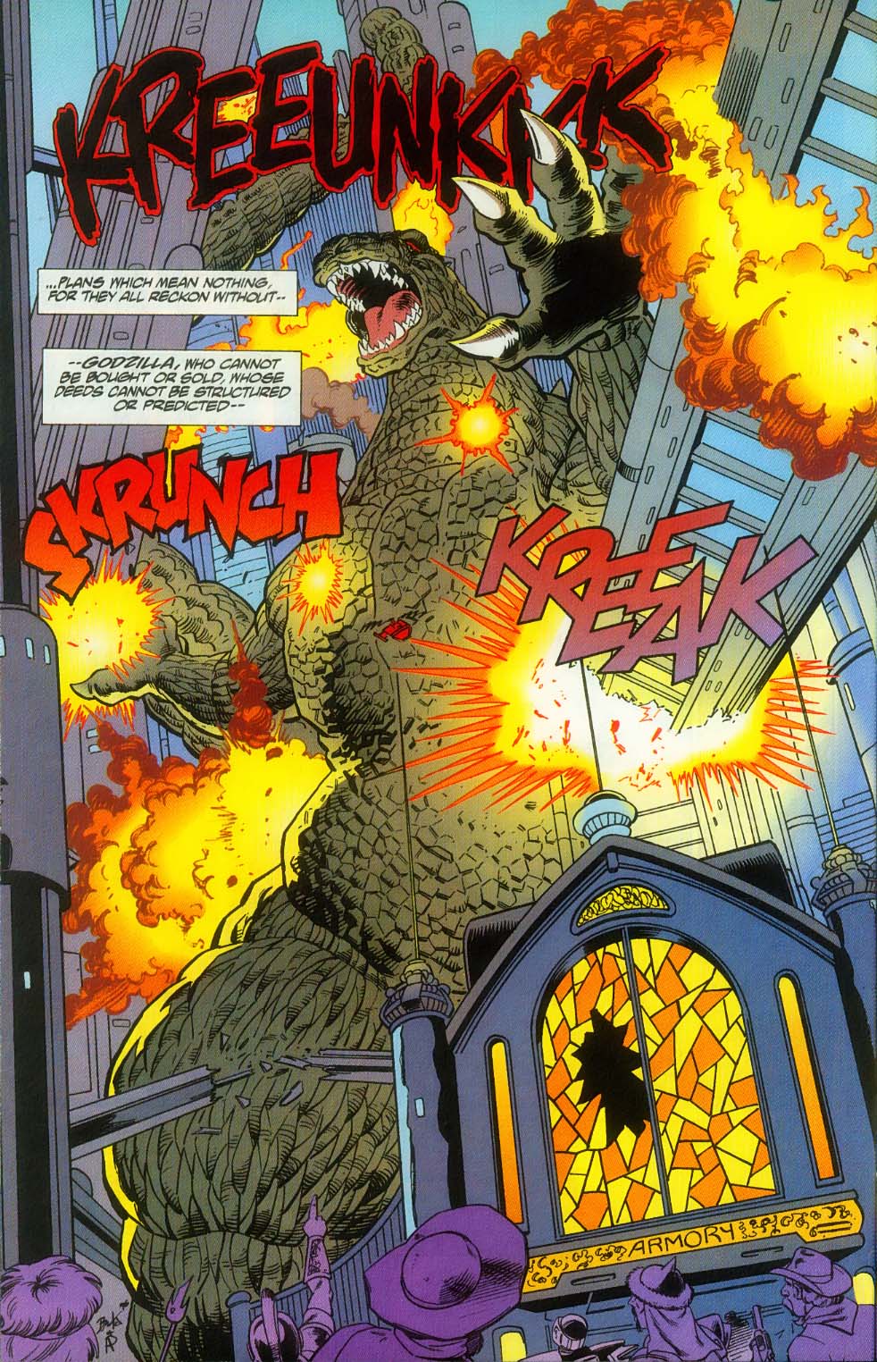 Read online Godzilla (1995) comic -  Issue #12 - 22