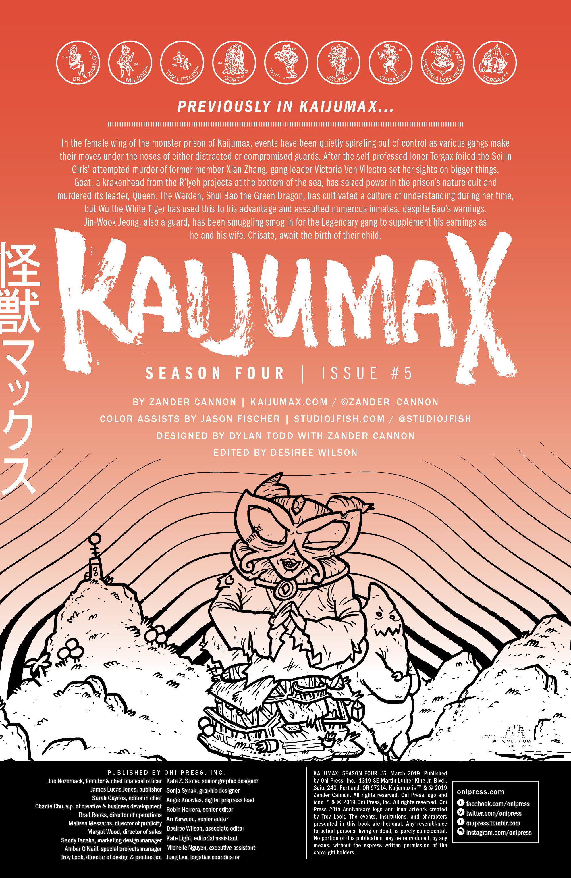 Read online Kaijumax: Season Four comic -  Issue #5 - 2