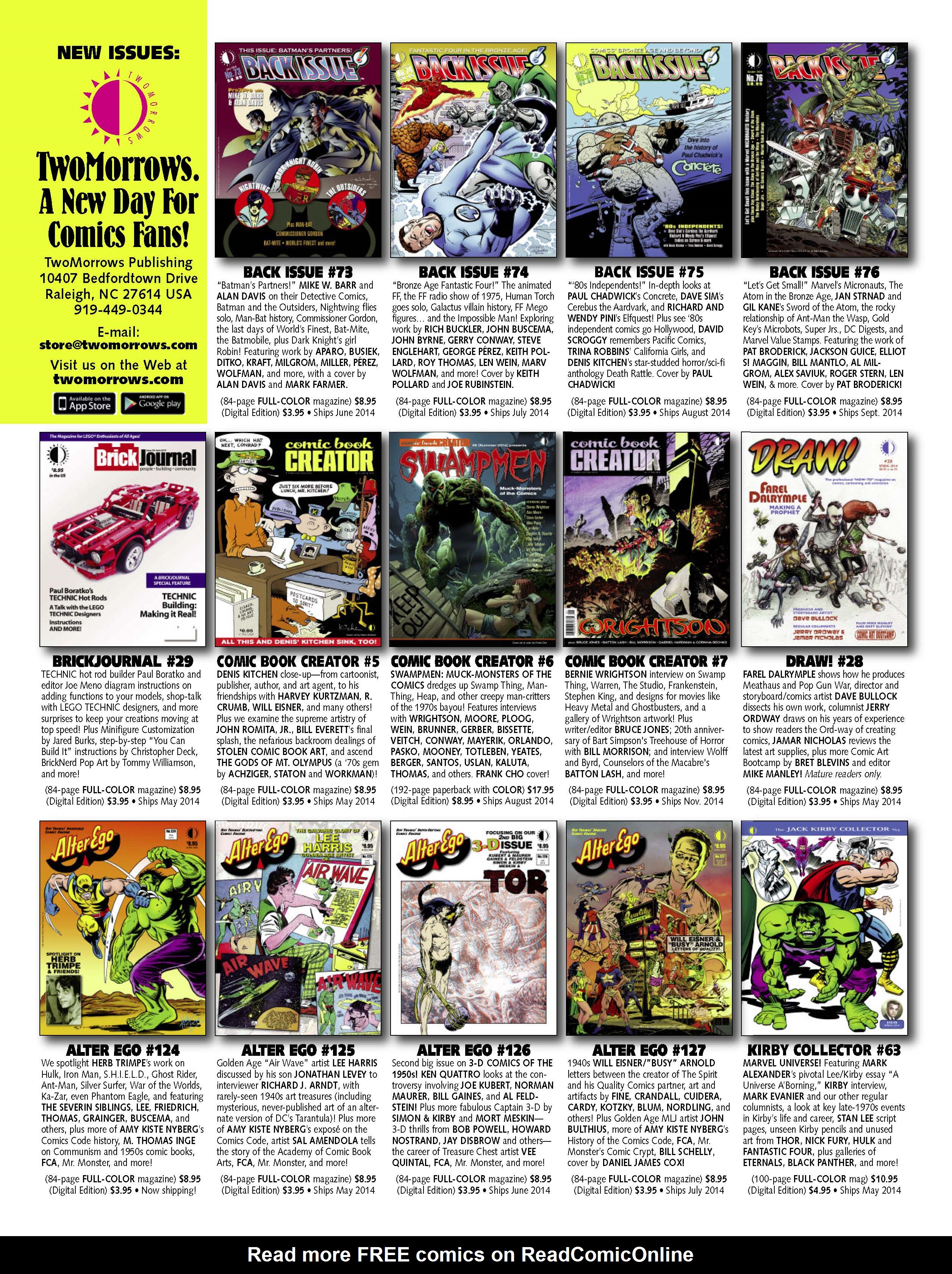 Read online Back Issue comic -  Issue #72 - 83
