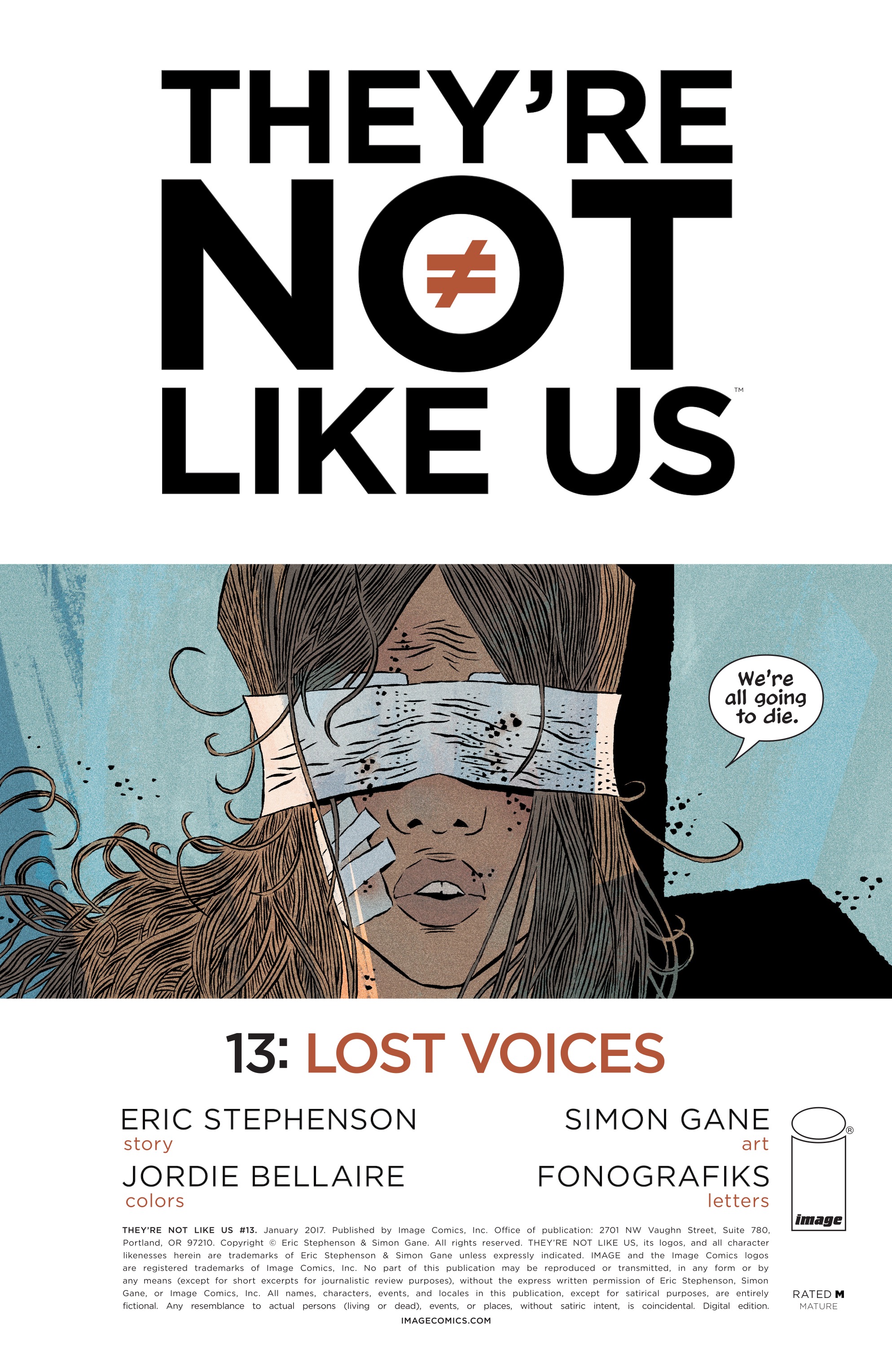 Read online They're Not Like Us comic -  Issue #13 - 1