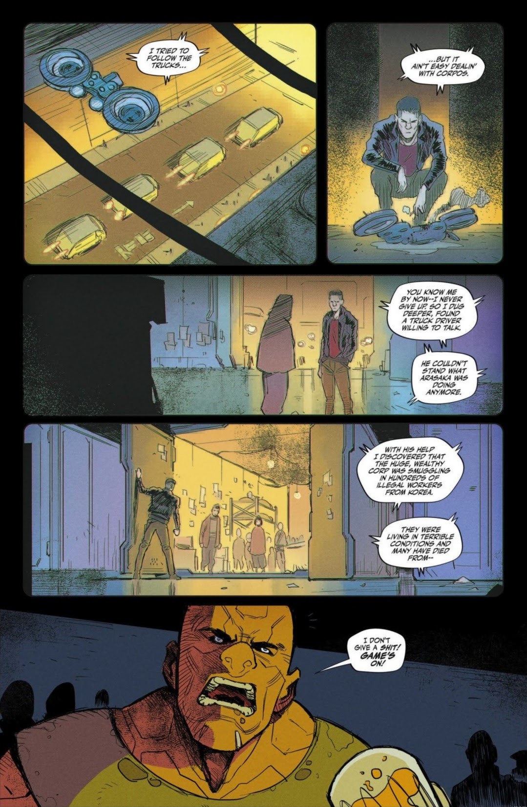 Read online Cyberpunk 2077: Where’s Johnny comic -  Issue #1 - 5