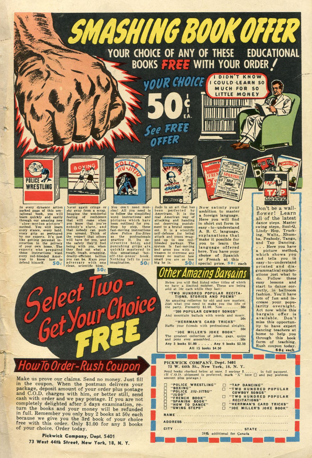 Read online Famous Funnies comic -  Issue #126 - 51