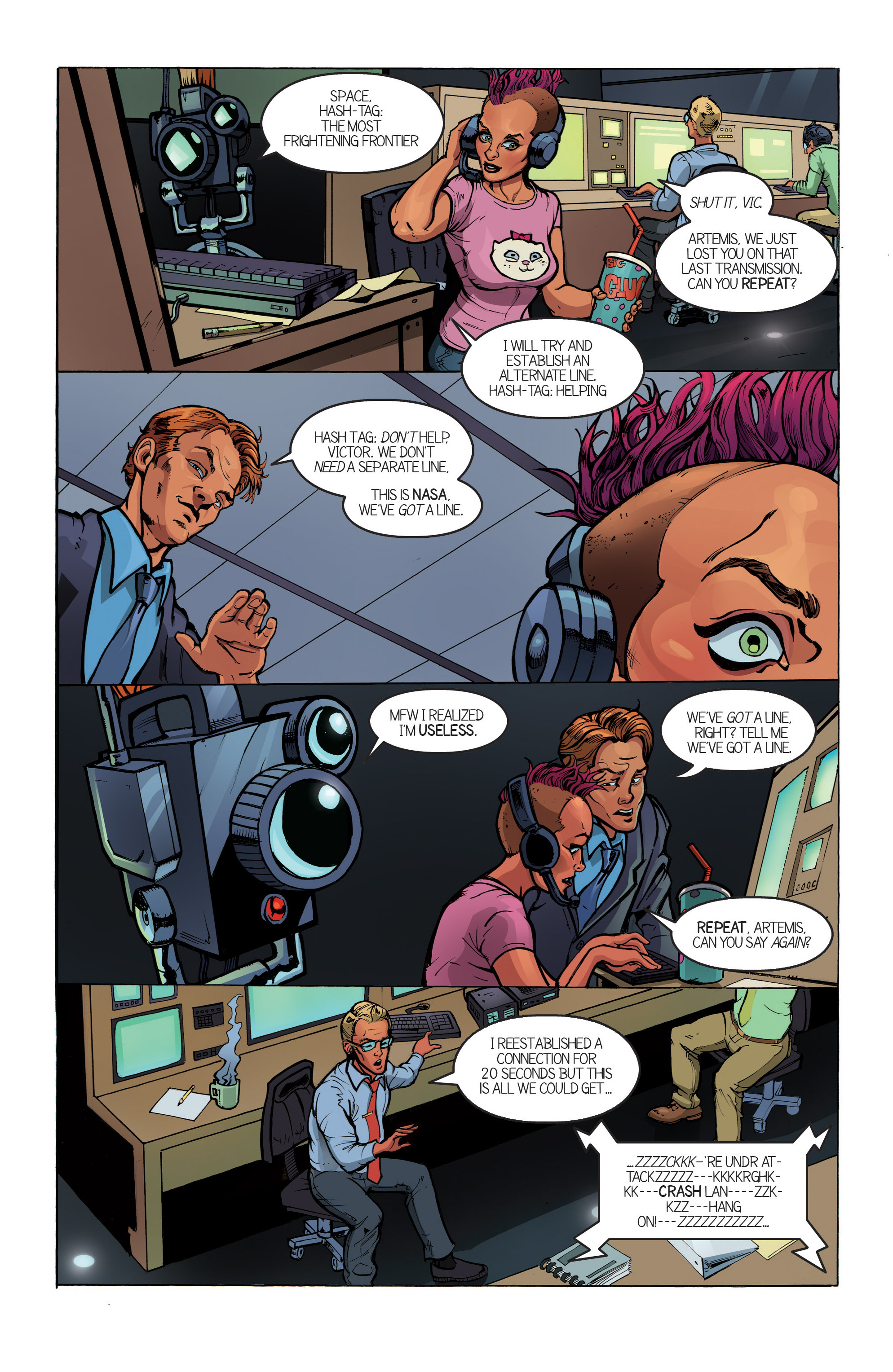 Read online Zoe Dare Versus The Disasteroid comic -  Issue #2 - 4