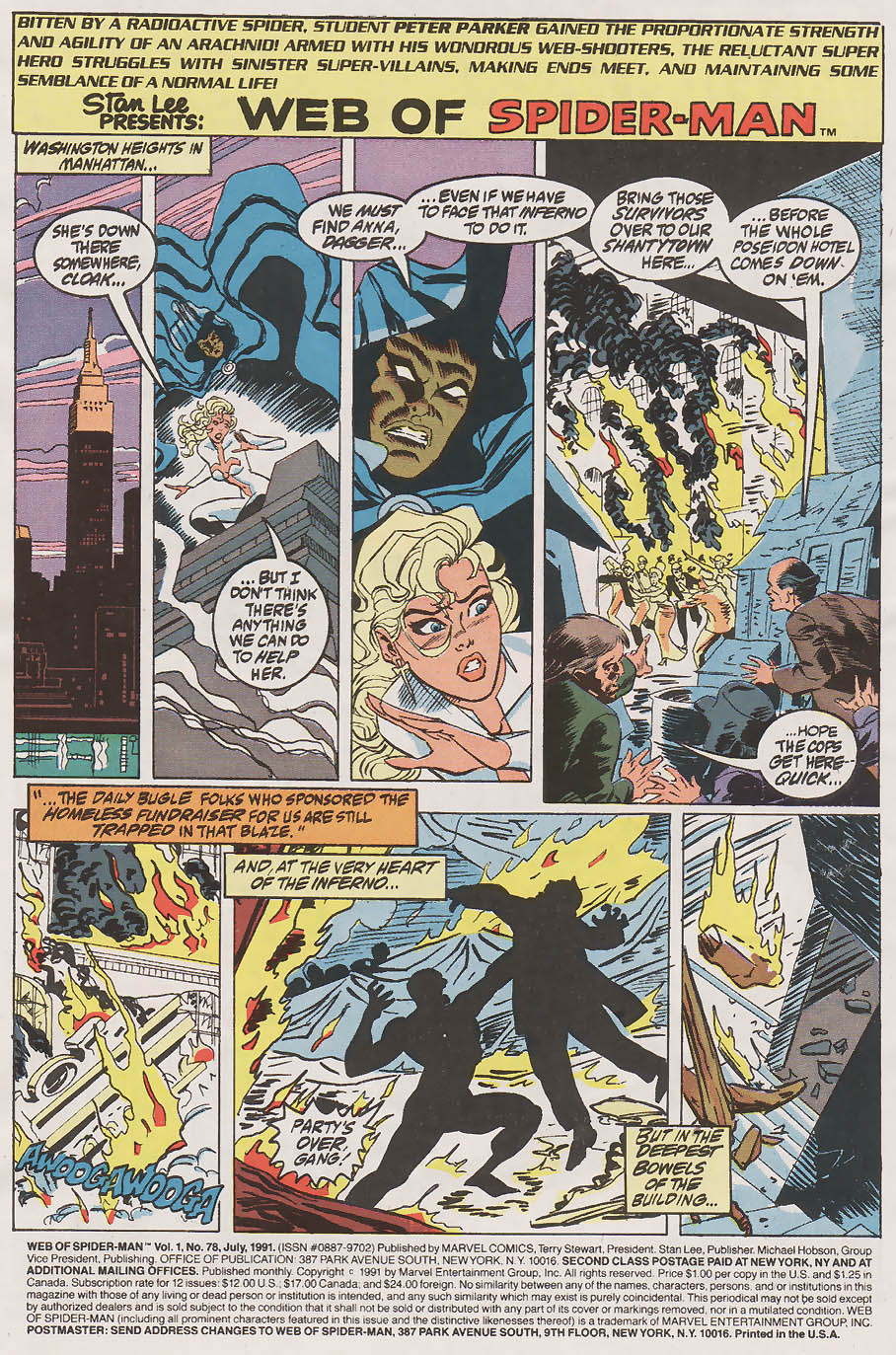 Read online Web of Spider-Man (1985) comic -  Issue #78 - 2