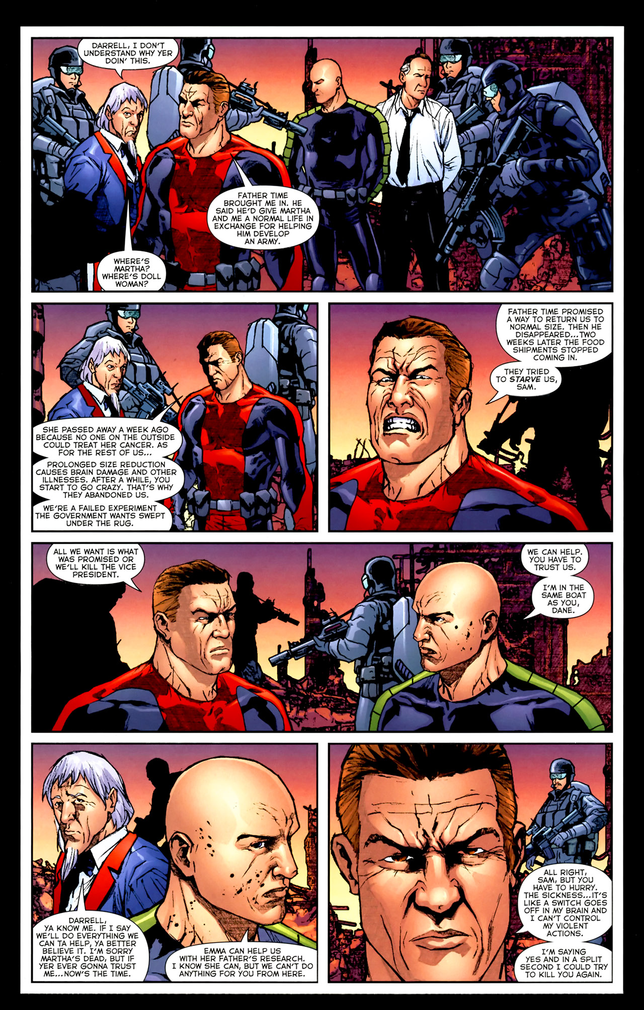 Read online Uncle Sam and the Freedom Fighters (2007) comic -  Issue #4 - 9