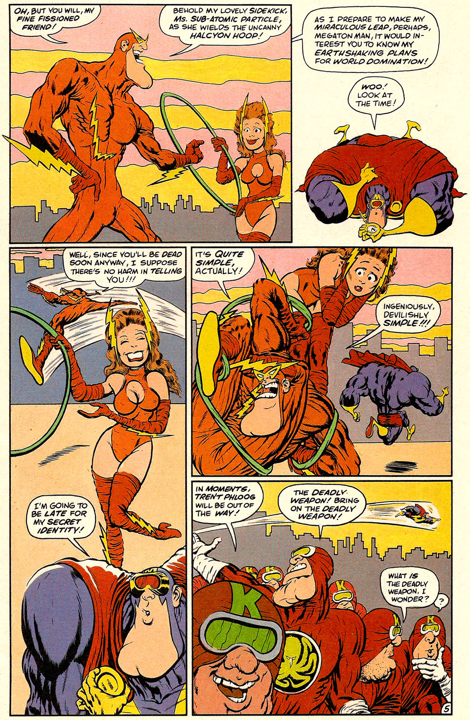 Read online Megaton Man comic -  Issue #6 - 7