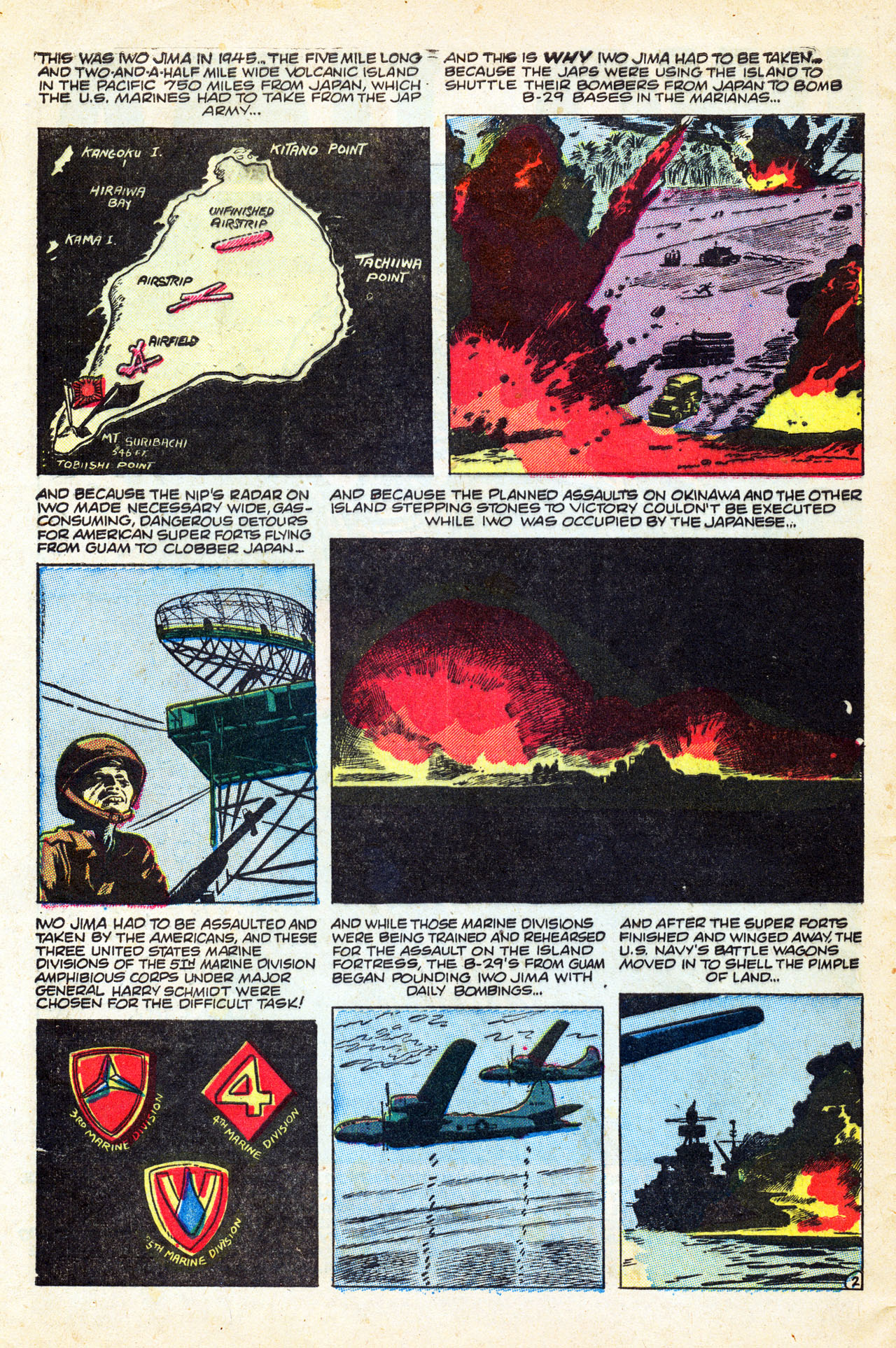 Read online Marines in Battle comic -  Issue #1 - 4