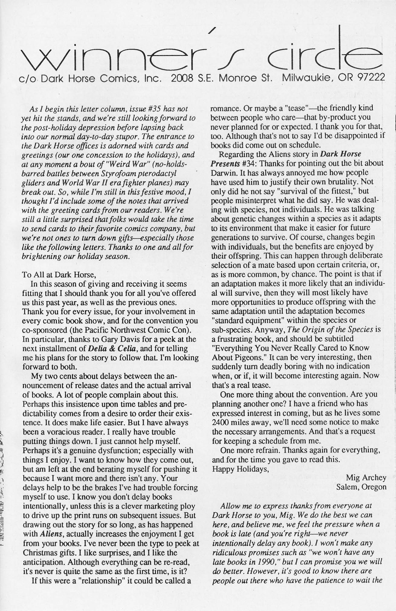Read online Dark Horse Presents (1986) comic -  Issue #36 - 21