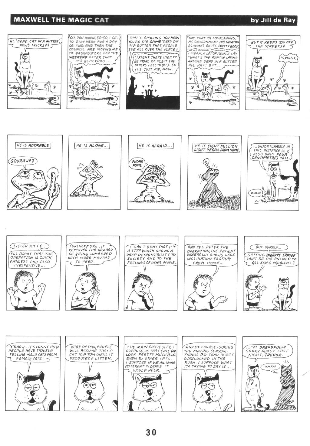 Read online Alan Moore's Maxwell the Magic Cat comic -  Issue #2 - 29