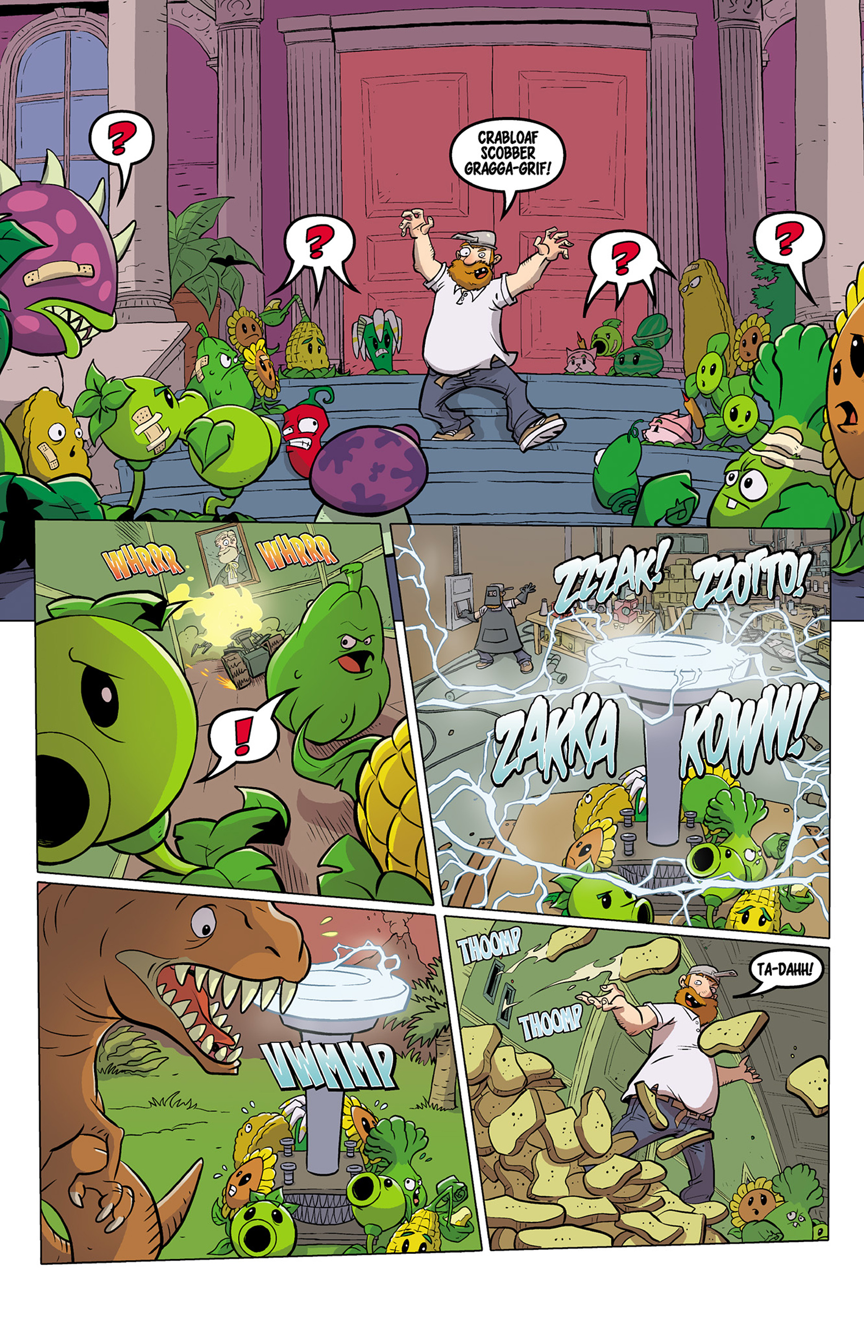 Read online Plants vs. Zombies: Grown Sweet Home comic -  Issue #4 - 12