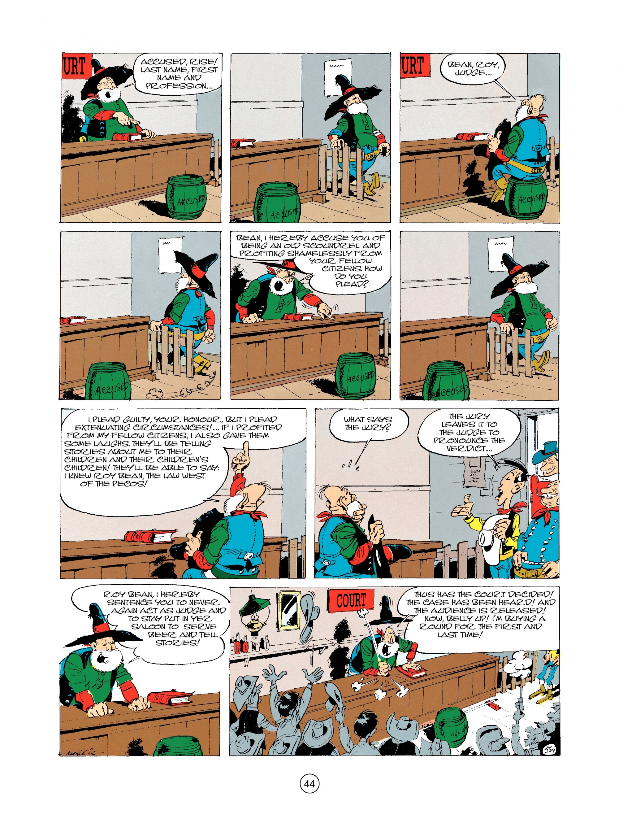 Read online A Lucky Luke Adventure comic -  Issue #24 - 44