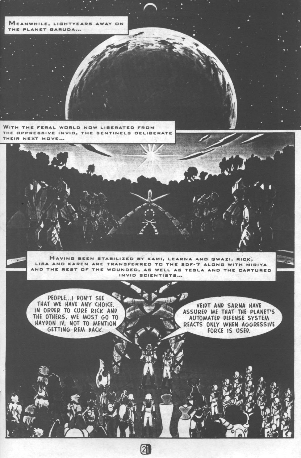 Read online Robotech II: The Sentinels comic -  Issue #19 - 23