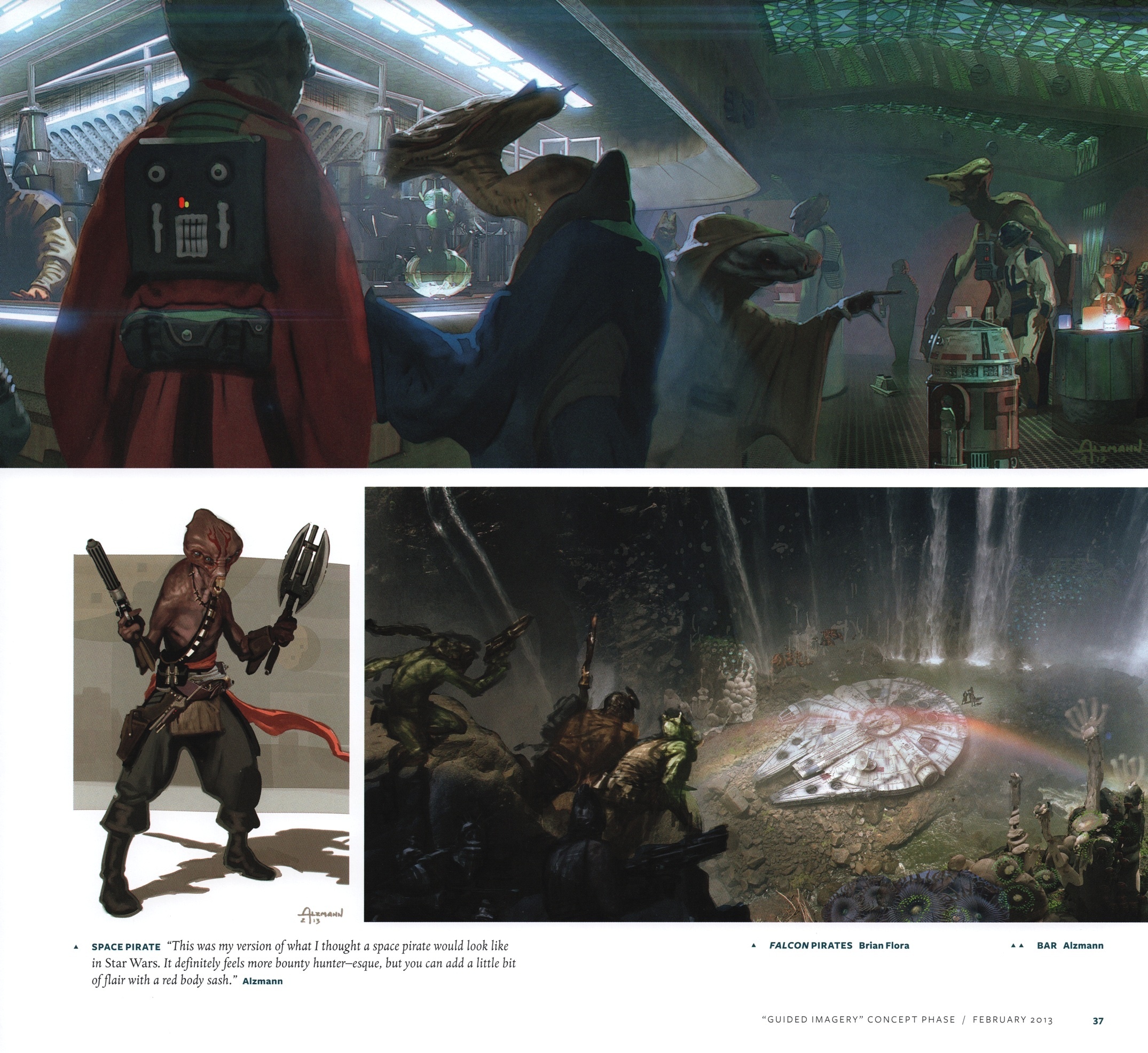 Read online Star Wars: The Art of Star Wars: The Force Awakens comic -  Issue # TPB (Part 1) - 41