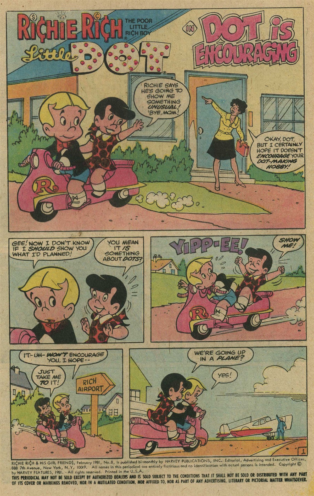Read online Richie Rich & His Girl Friends comic -  Issue #8 - 5