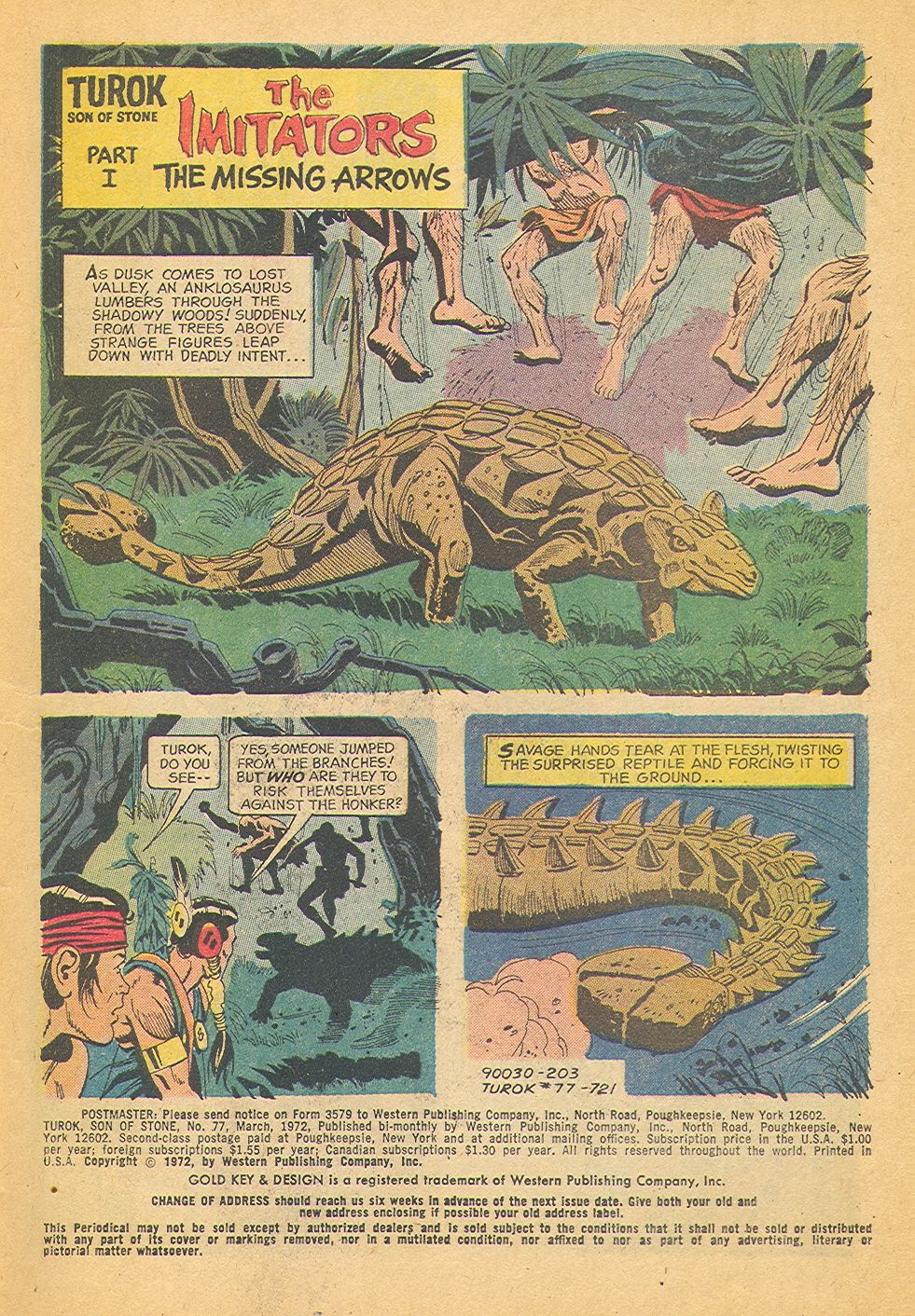 Read online Turok, Son of Stone comic -  Issue #77 - 3