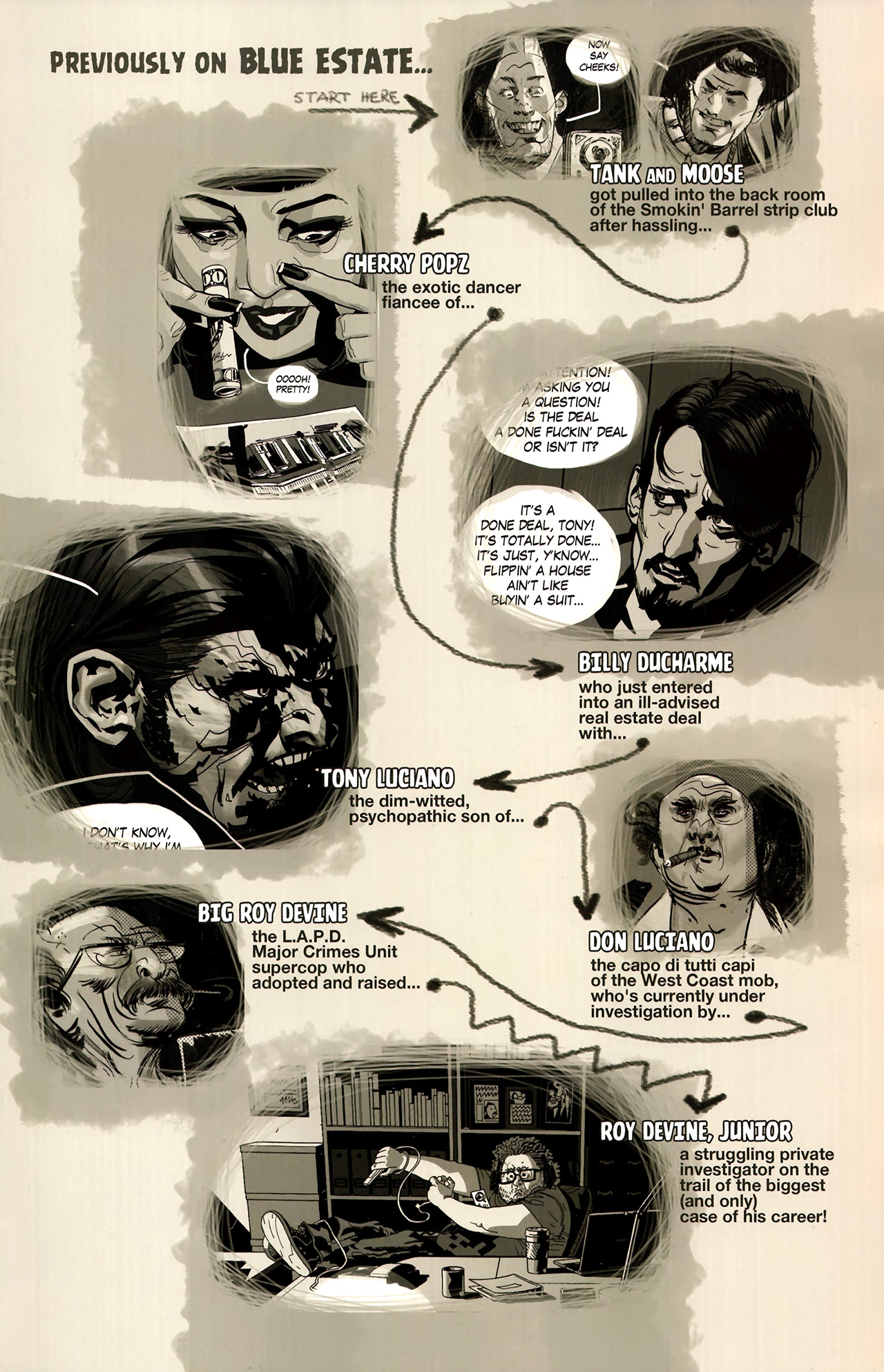 Read online Blue Estate comic -  Issue #3 - 3