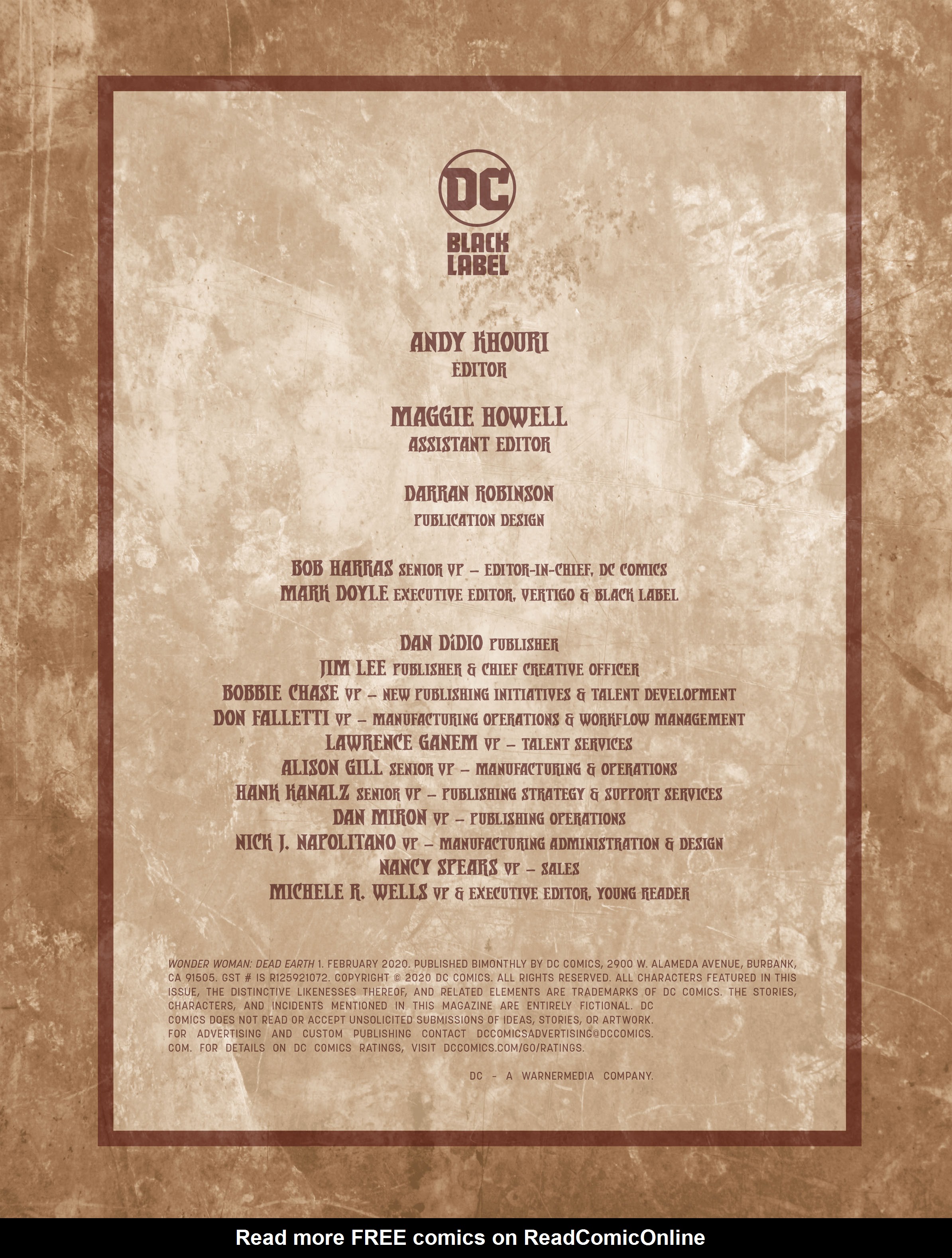 Read online Wonder Woman: Dead Earth comic -  Issue #1 - 50