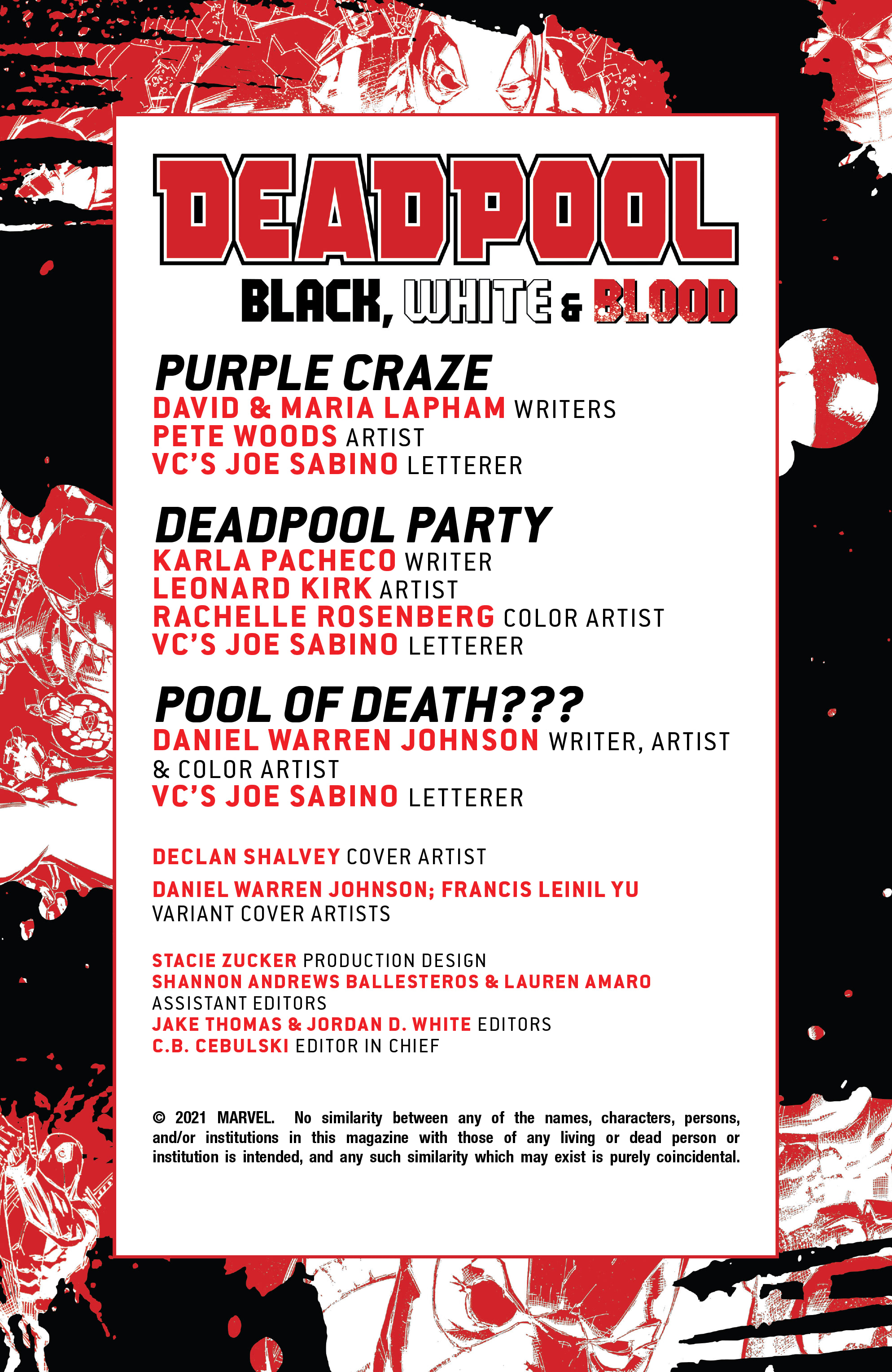 Read online Deadpool: Black, White & Blood comic -  Issue #2 - 2