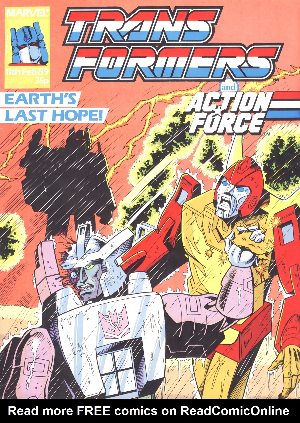 Read online The Transformers (UK) comic -  Issue #204 - 1