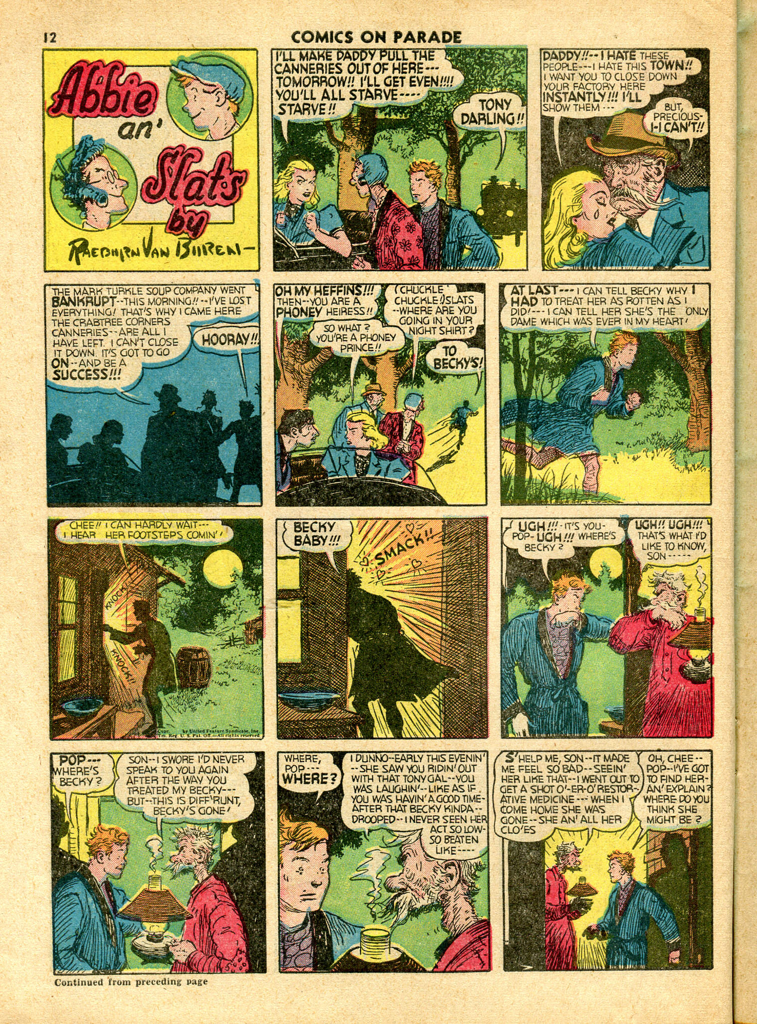 Read online Comics on Parade comic -  Issue #25 - 14
