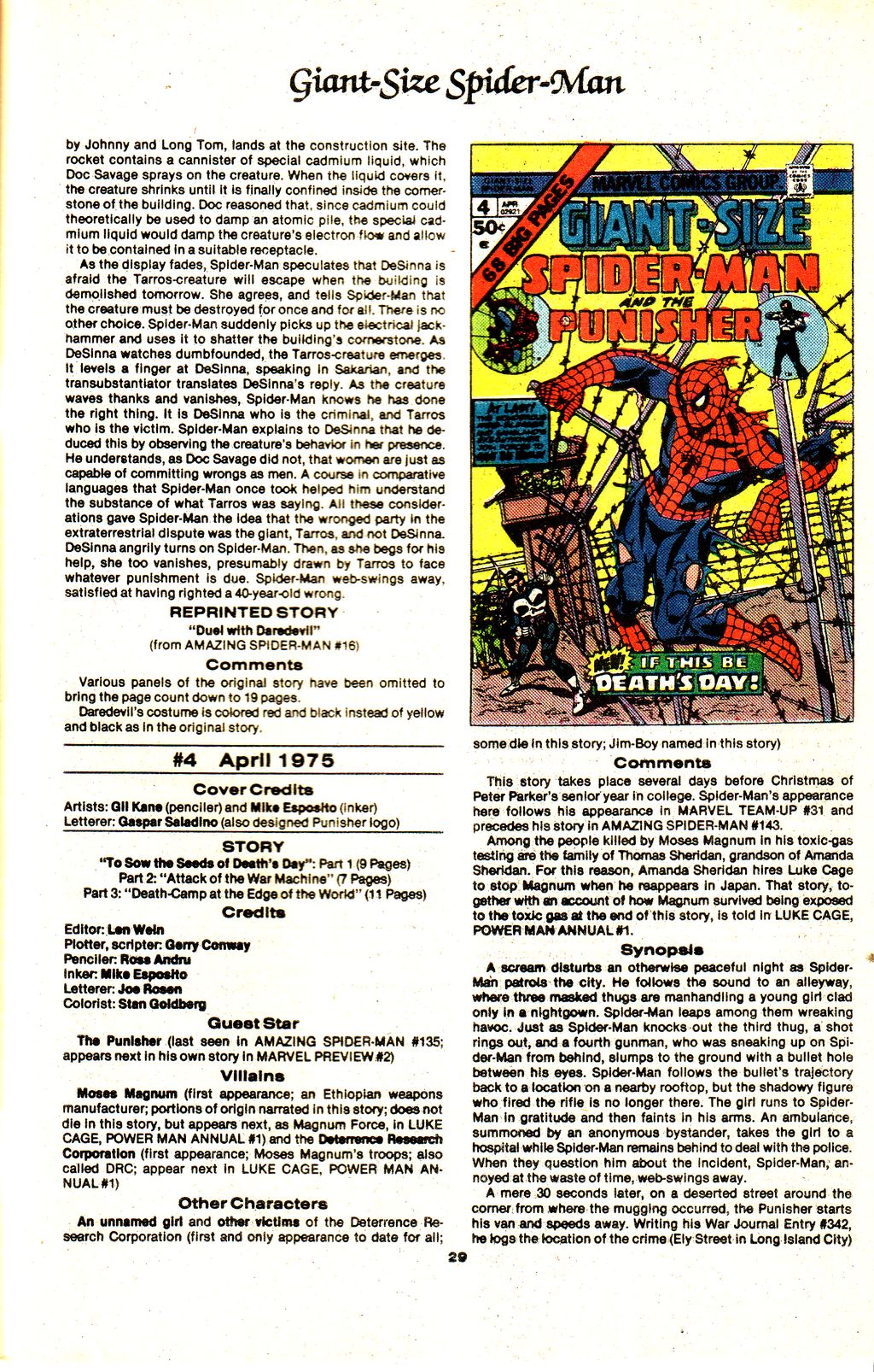 Read online The Official Marvel Index to The Amazing Spider-Man comic -  Issue #6 - 31