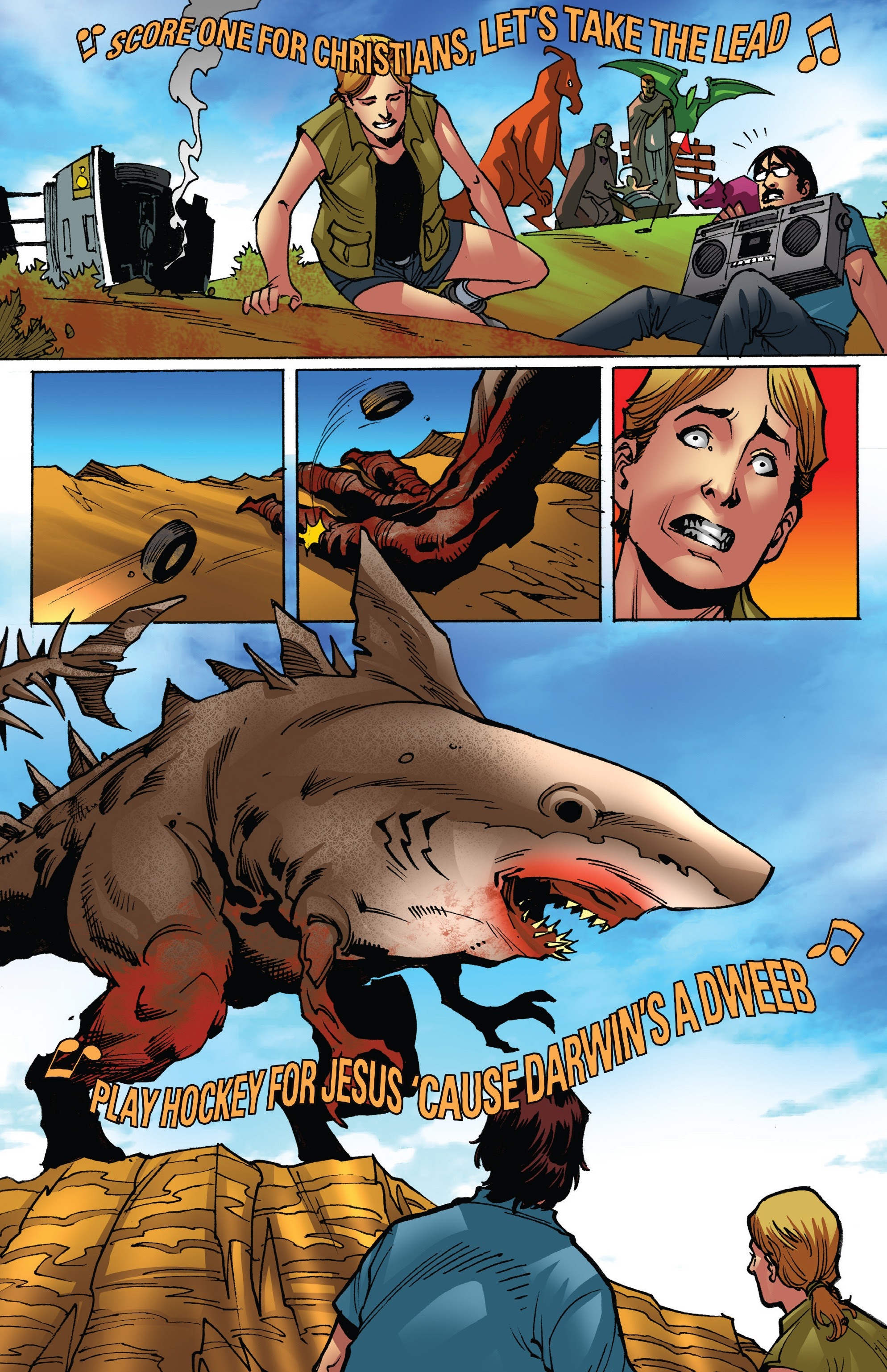 Read online Sharkasaurus comic -  Issue # TPB - 63