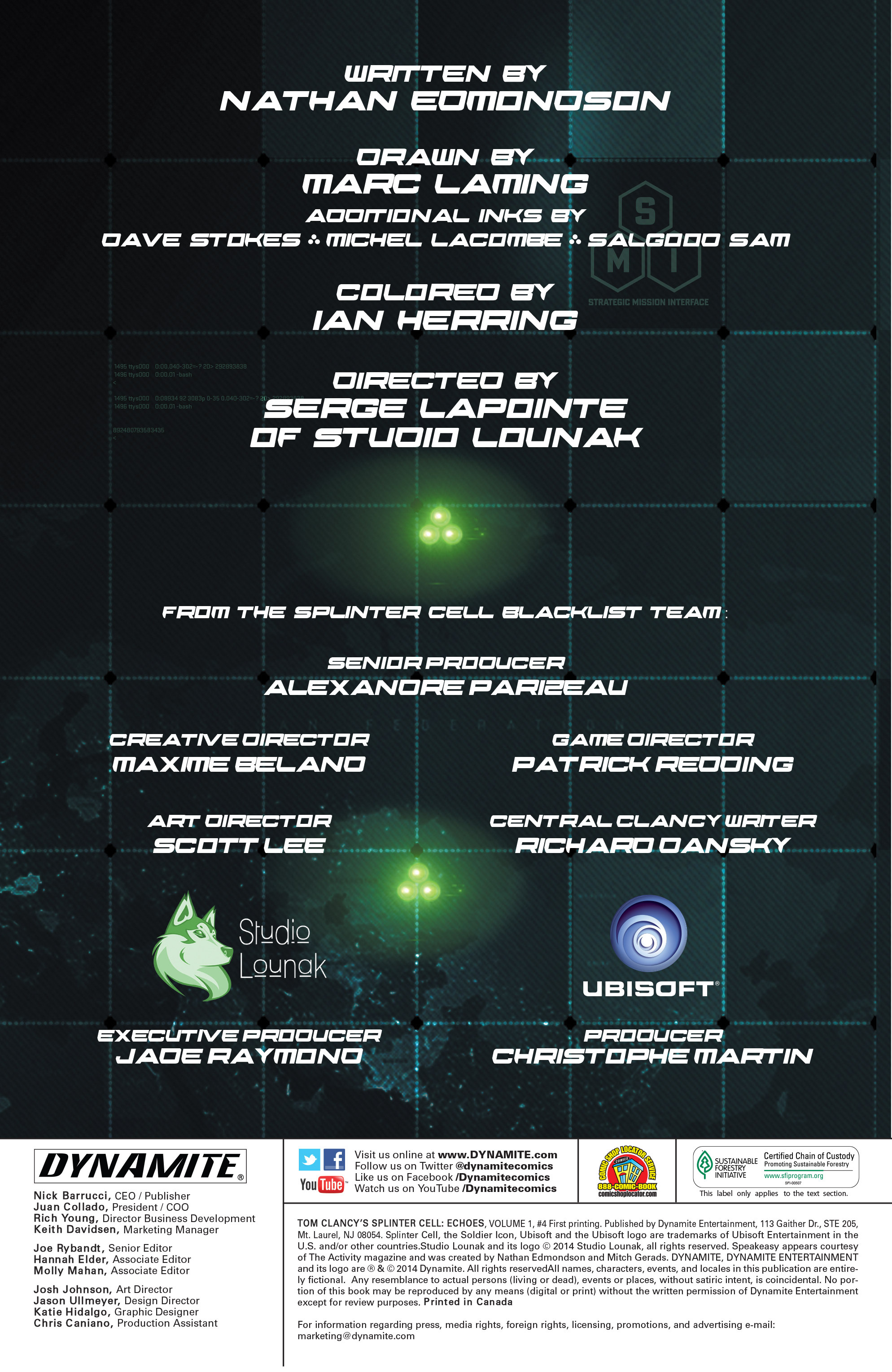 Read online Tom Clancy's Splinter Cell: Echoes comic -  Issue #4 - 2
