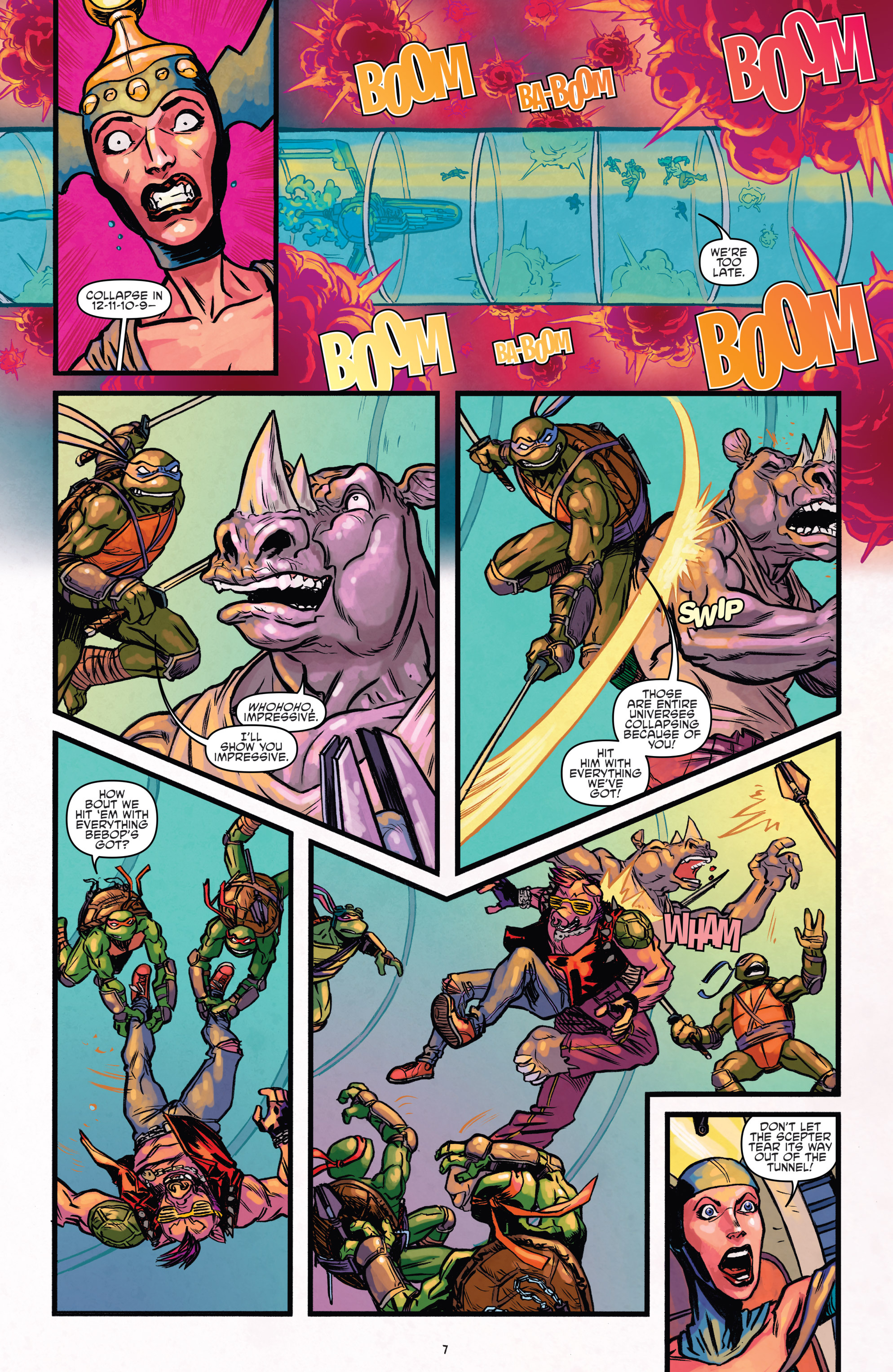 Read online Teenage Mutant Ninja Turtles Bebop & Rocksteady Destroy Everything comic -  Issue #5 - 9