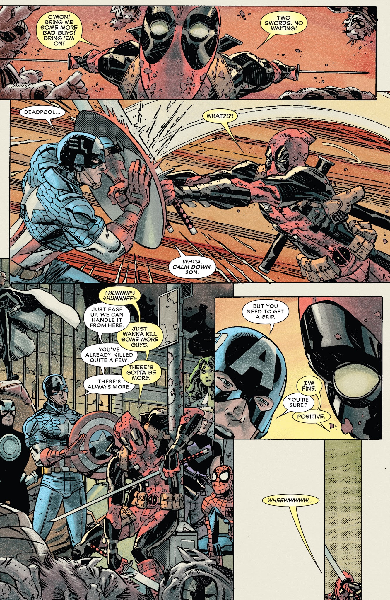 Read online Deadpool's Art of War comic -  Issue #4 - 5