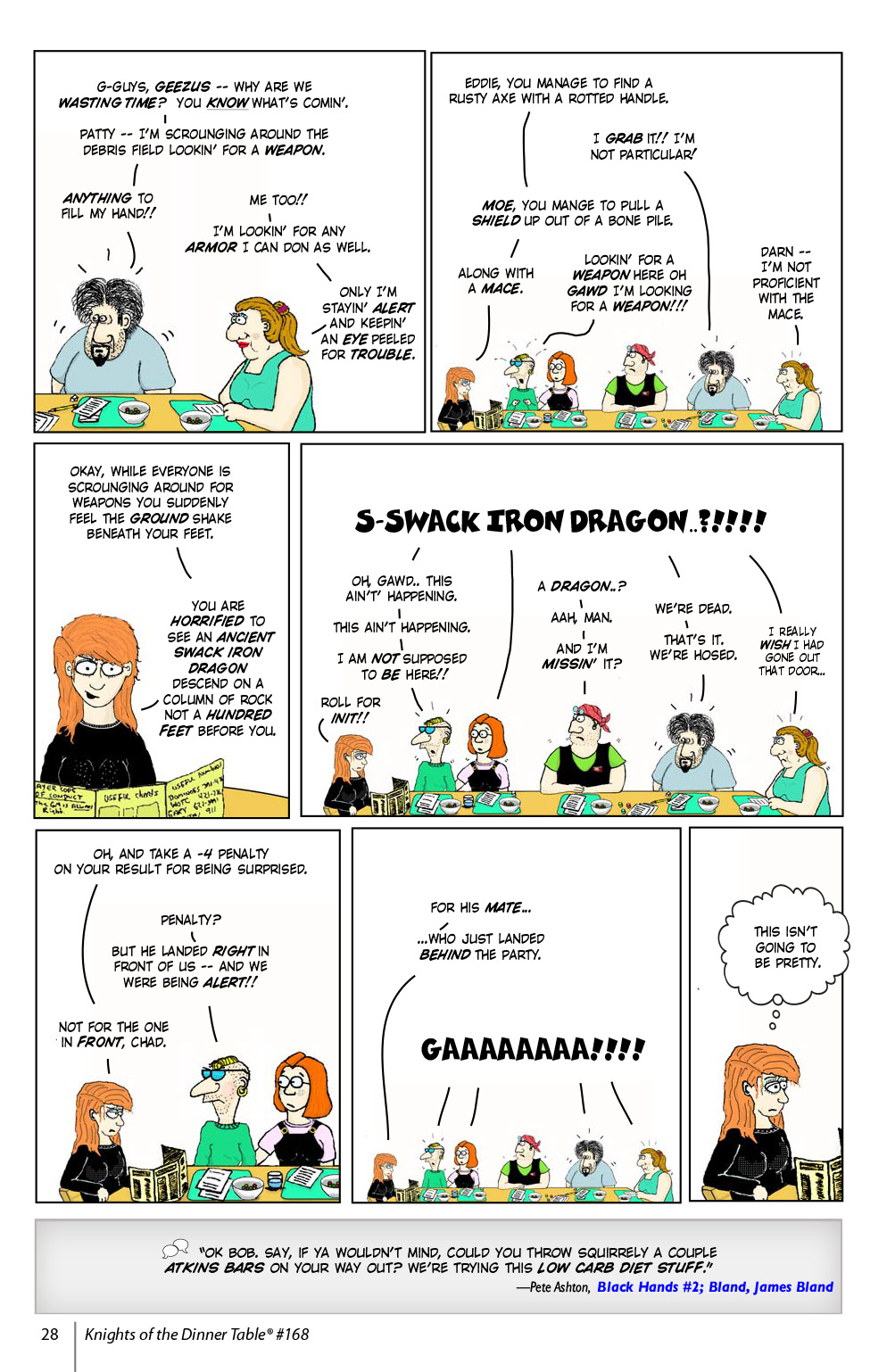 Read online Knights of the Dinner Table comic -  Issue #168 - 30