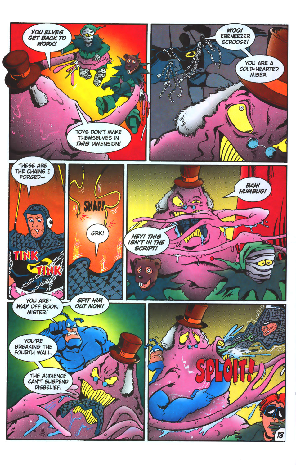 Read online The Tick's Big Xmas Trilogy comic -  Issue #3 - 16