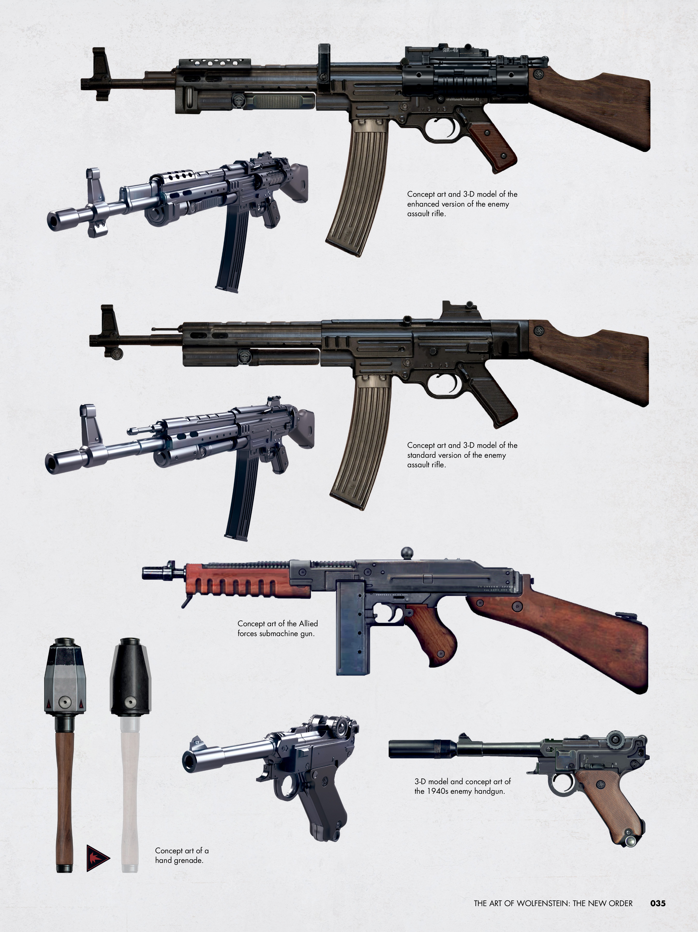 Read online The Art of Wolfenstein: The New Order comic -  Issue # TPB (Part 1) - 33