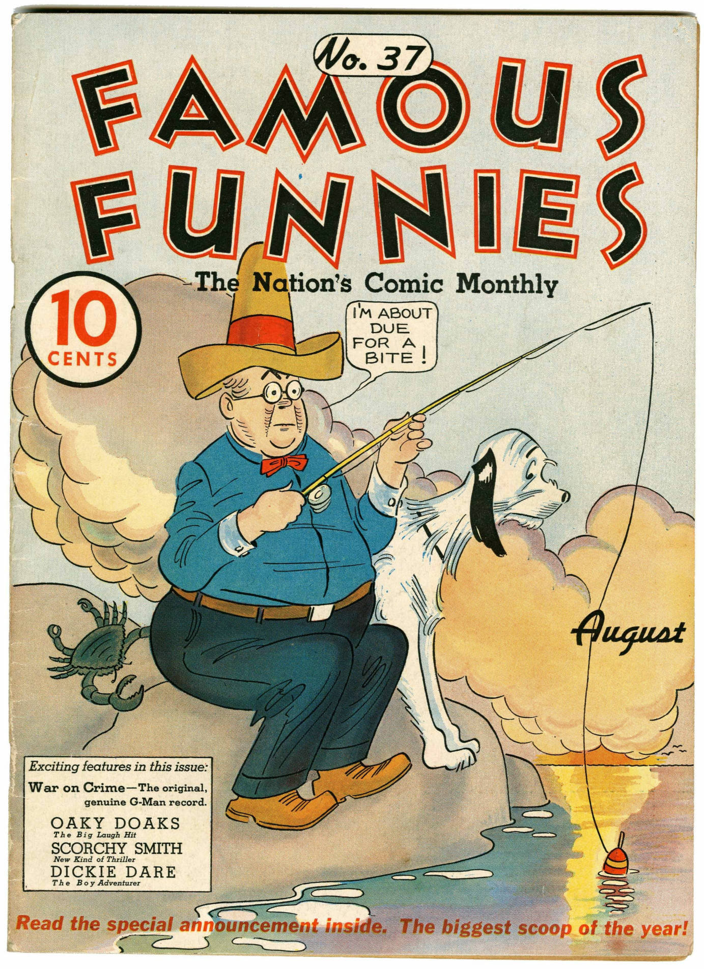 Read online Famous Funnies comic -  Issue #37 - 1